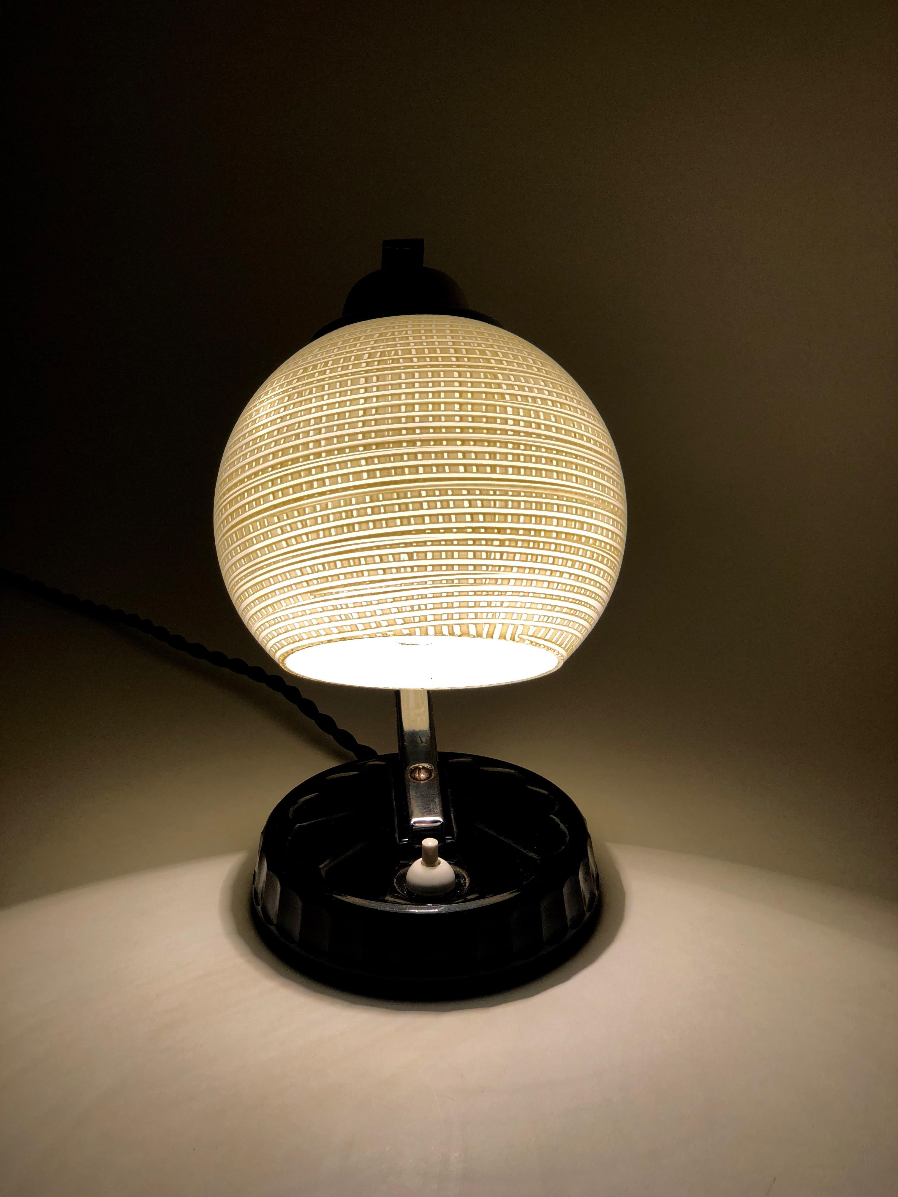 Art Deco Table Lamp from the Czech Republic, from CMS Krasno 3