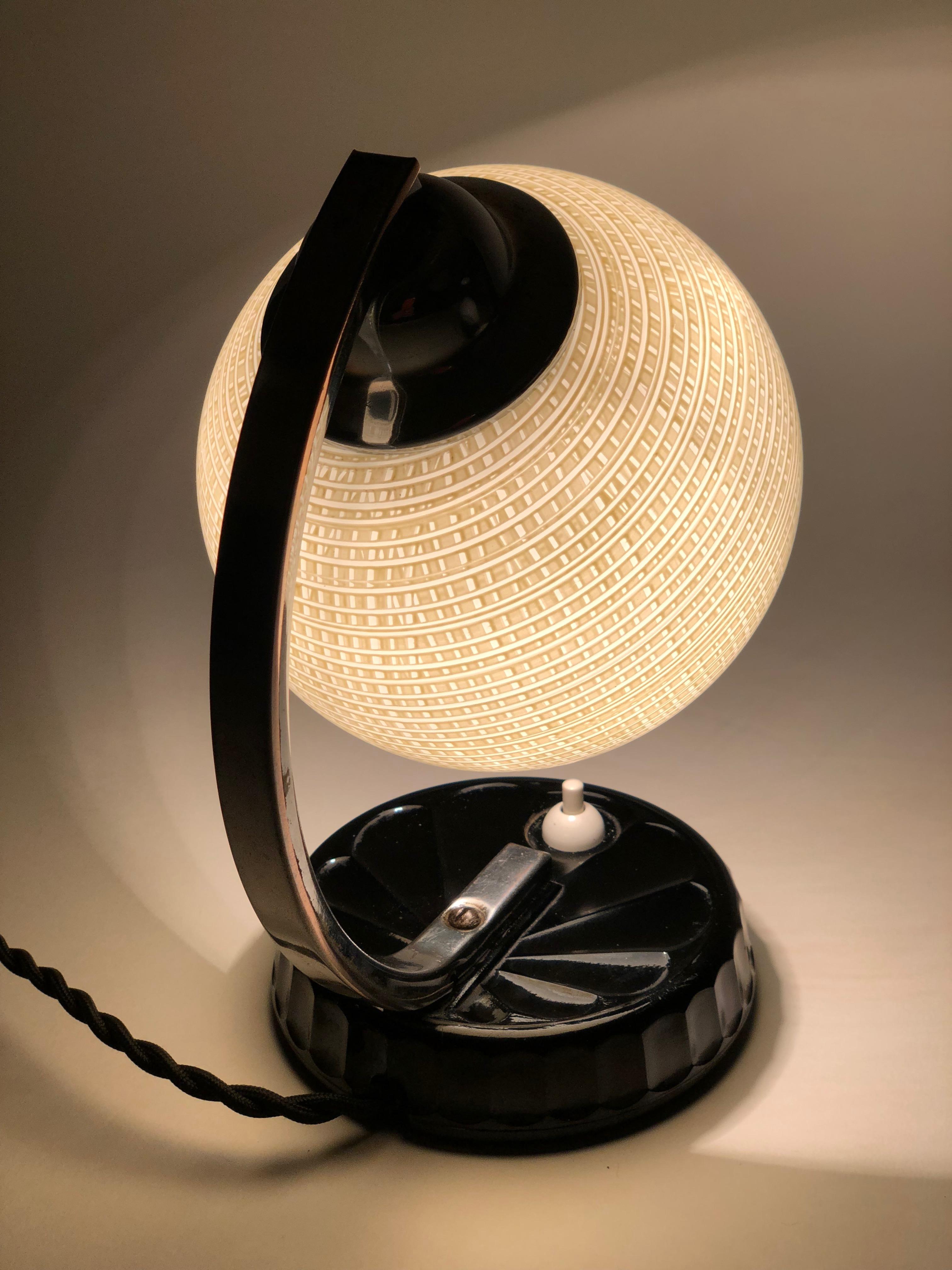 Art Deco Table Lamp from the Czech Republic, from CMS Krasno 1