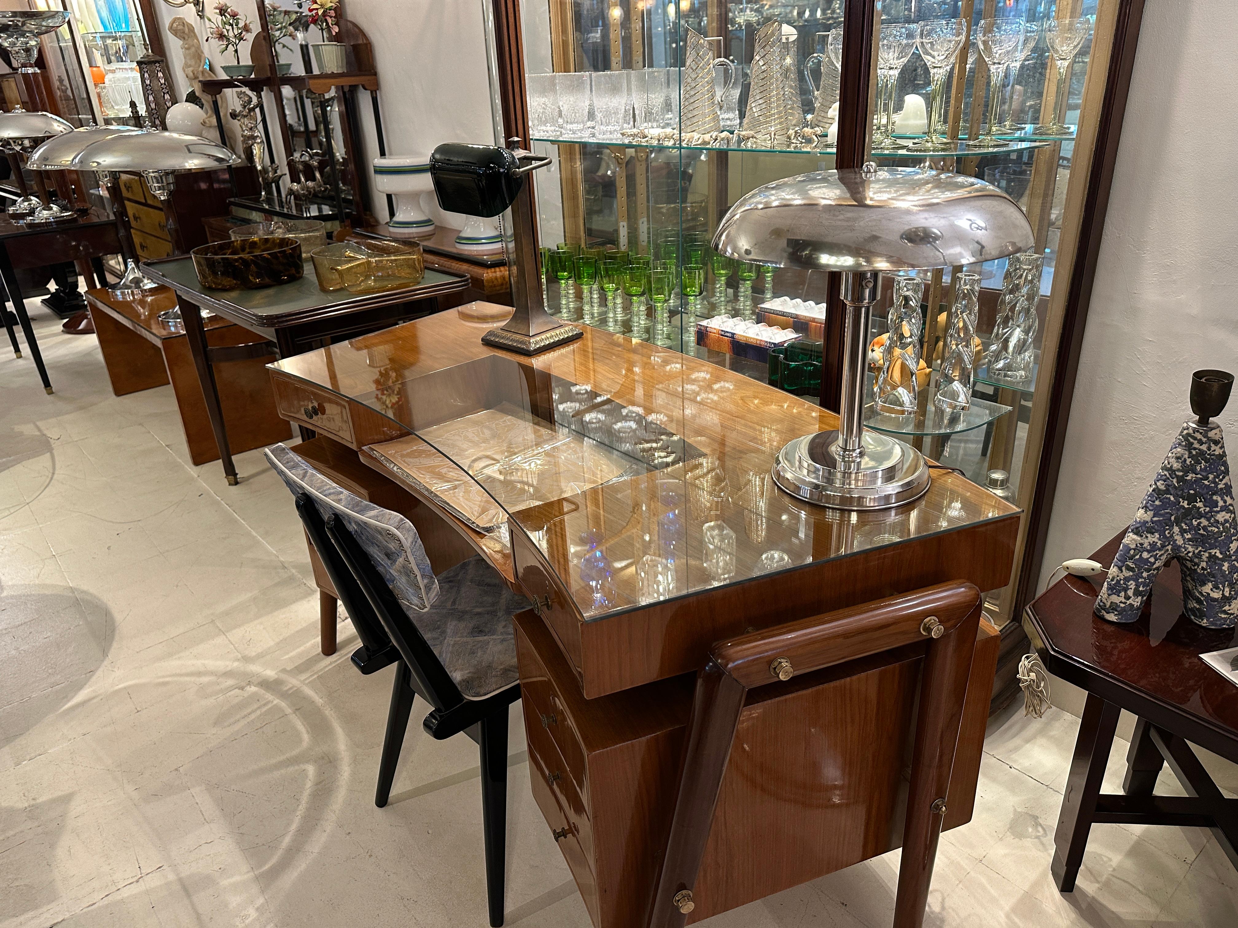 Art Deco table Lamp in chrome 1920, France en vente 4