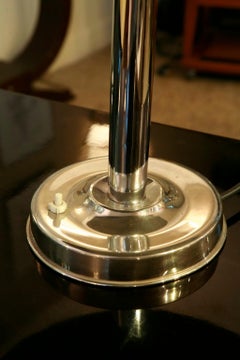 Art Deco Table Lamp in Chrome, 1920, France