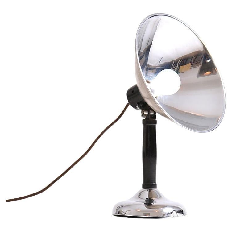 Art Deco Table Lamp In Chrome, Czechoslovakia Circa 1920s