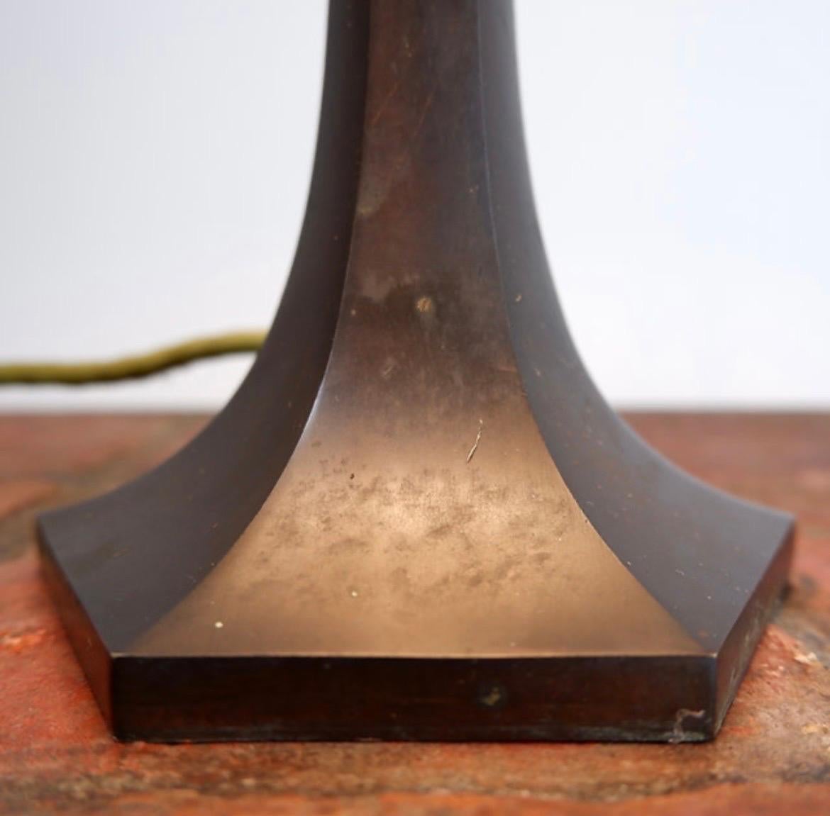 Lampe de table Art déco dans l'esprit de Hoffmann en vente 2