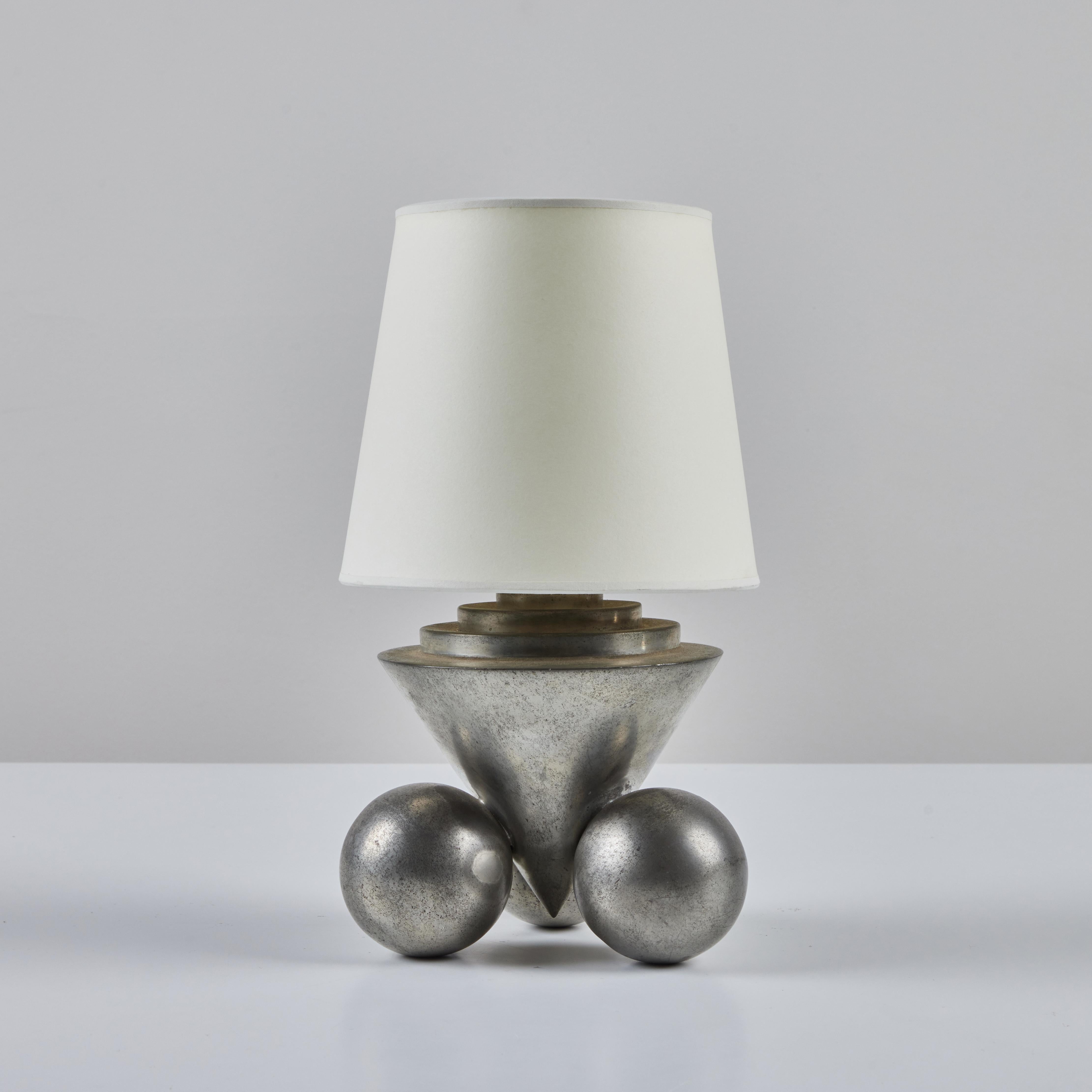 Art Deco Table Lamp in the Style of Chase USA In Excellent Condition In Los Angeles, CA