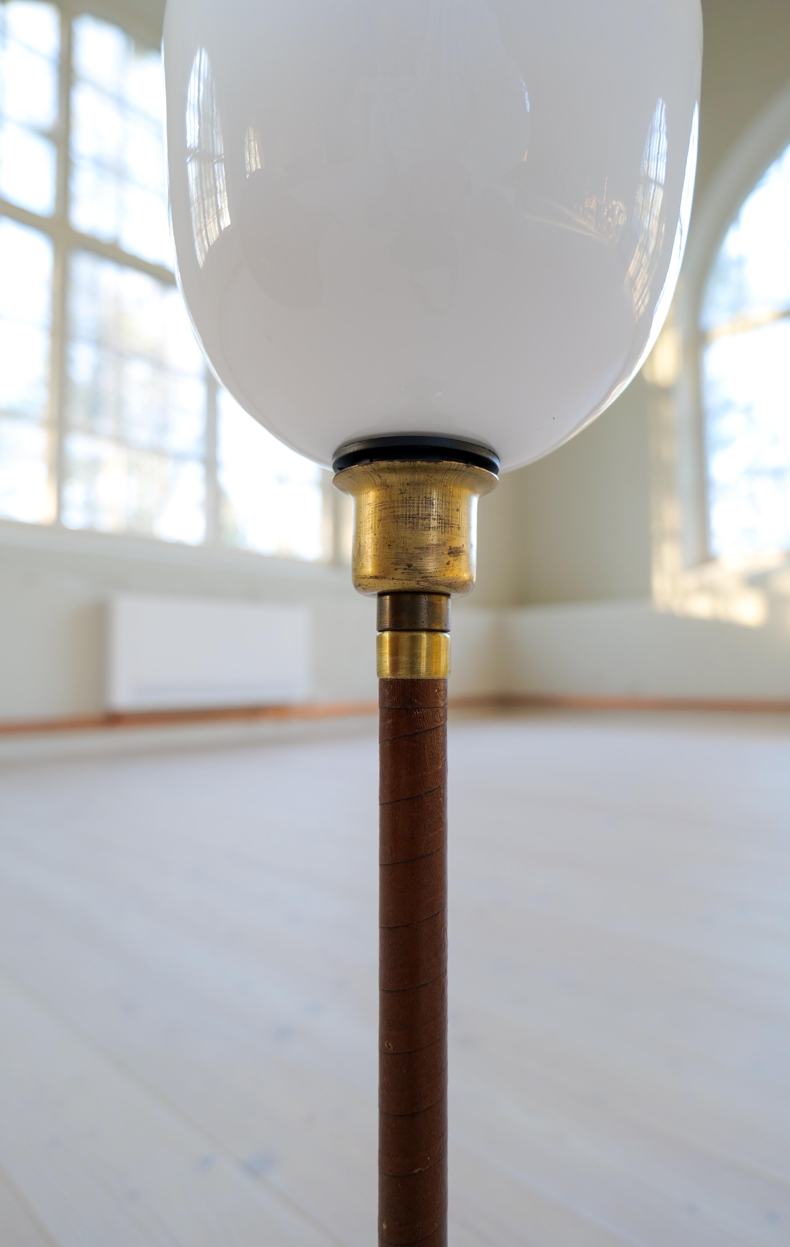 Brass Art Deco Table Lamp made in Sweden, 1940s For Sale