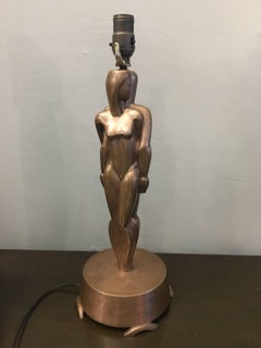 Art Deco Table Lamp Male-Female by Viktor Schreckengost