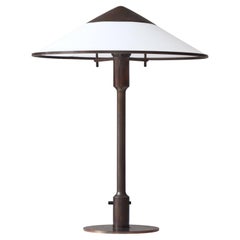 Art Deco Table Lamp Model "T3-major" Browned Brass by N.R. Thykier, Denmark 1930