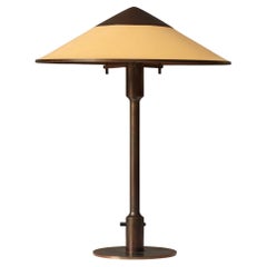 Art Deco Table Lamp Model "T3-major" Browned Brass by N.R. Thykier, Denmark 1930