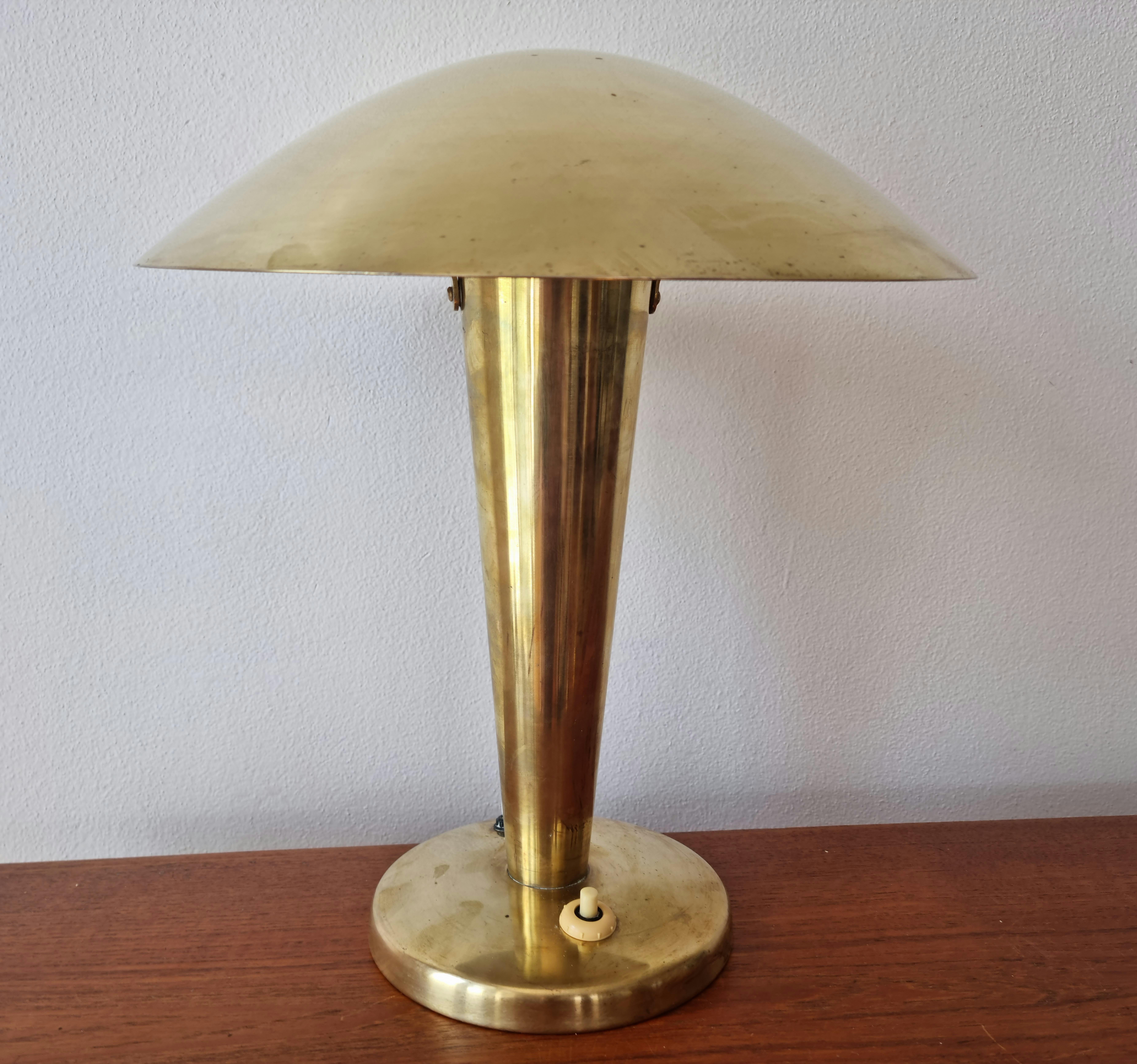 Mid-20th Century Art Deco Table Lamp Mushroom, 1940s