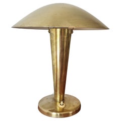 Art Deco Table Lamp Mushroom, 1940s