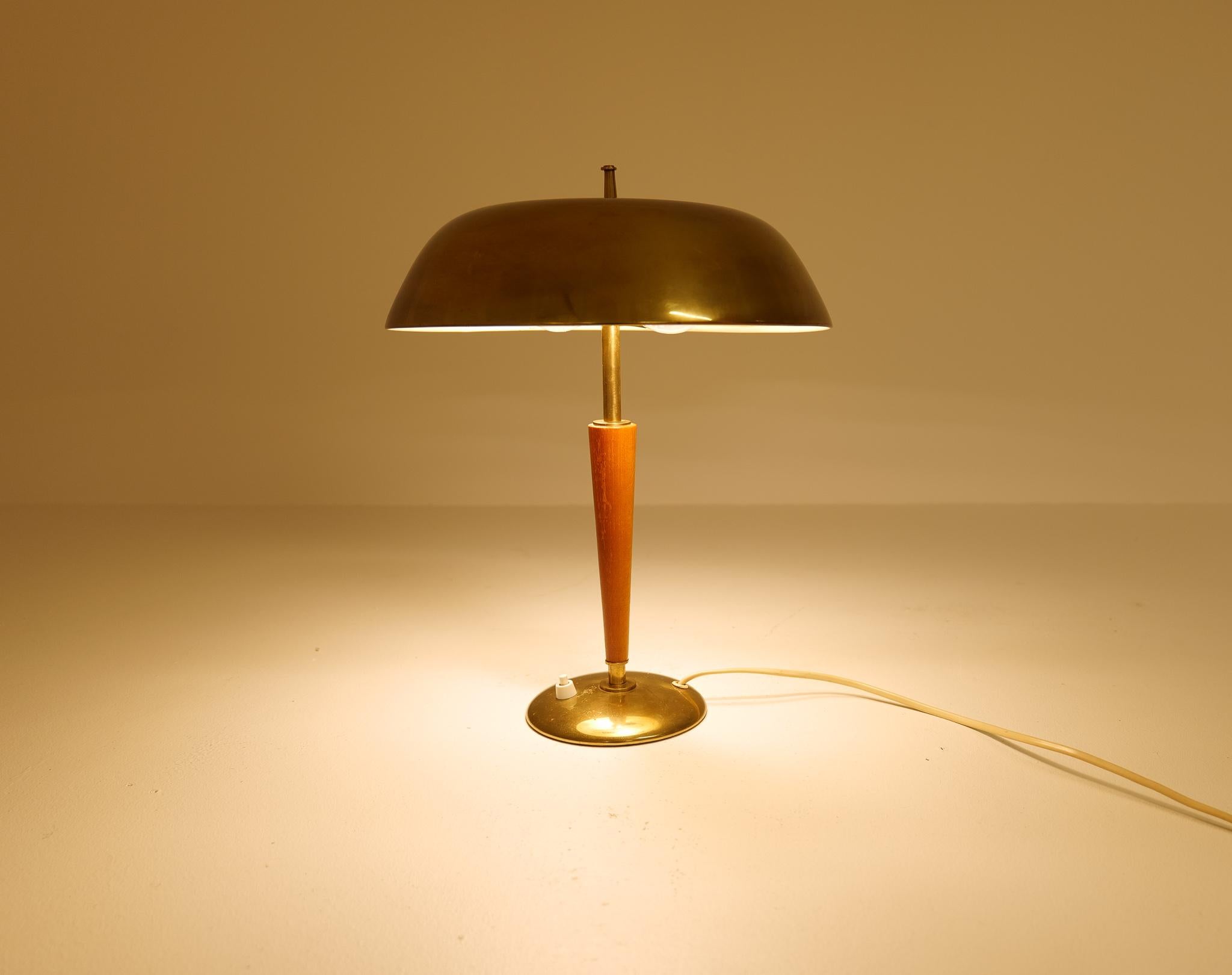 Art Deco Table Lamp Nordiska Kompaniet, Sweden, 1940s 4