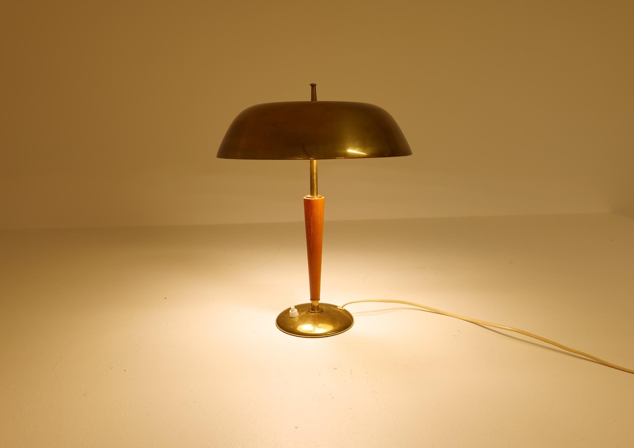 Art Deco Table Lamp Nordiska Kompaniet, Sweden, 1940s 5