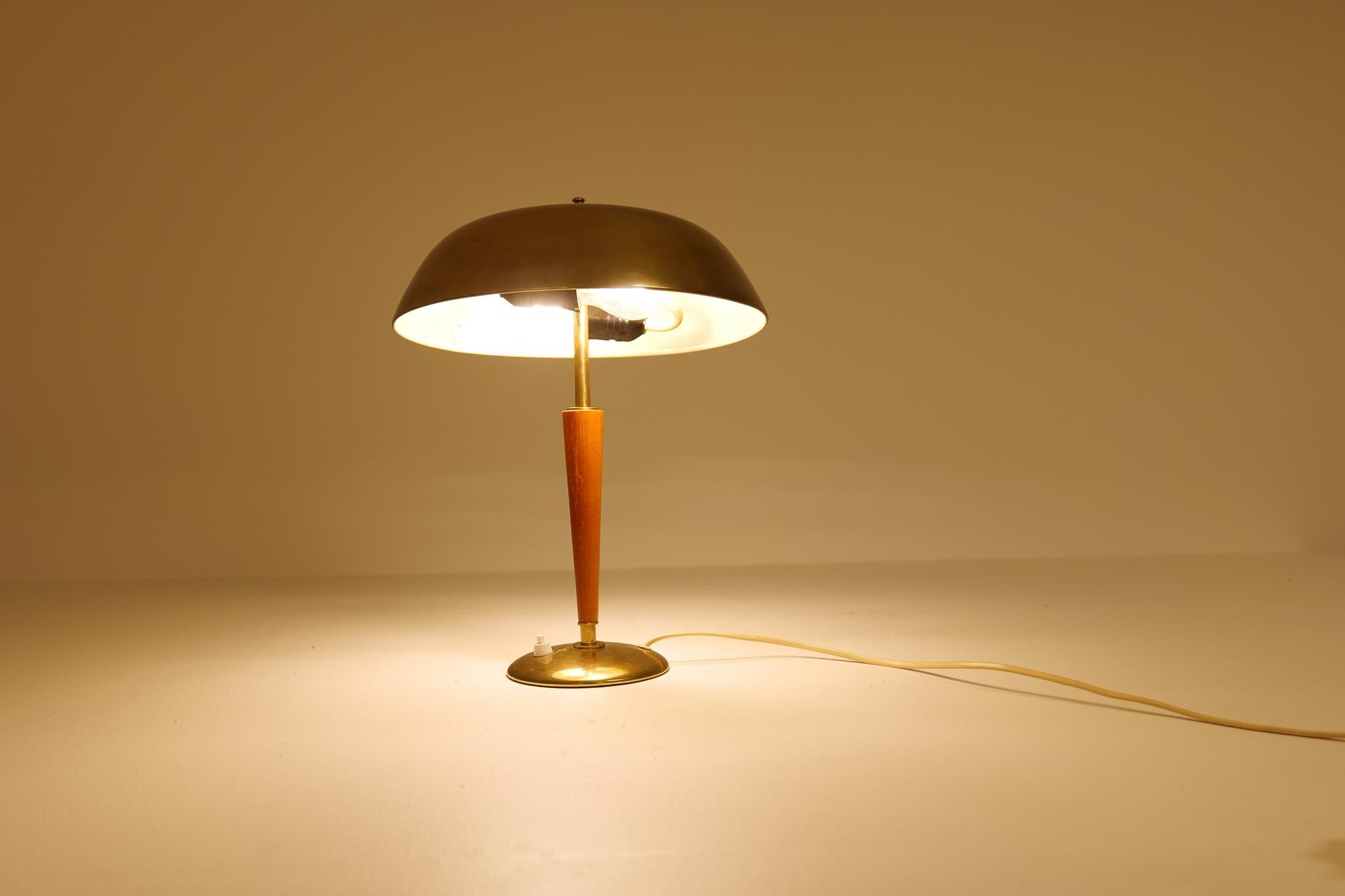 Art Deco Table Lamp Nordiska Kompaniet, Sweden, 1940s 6