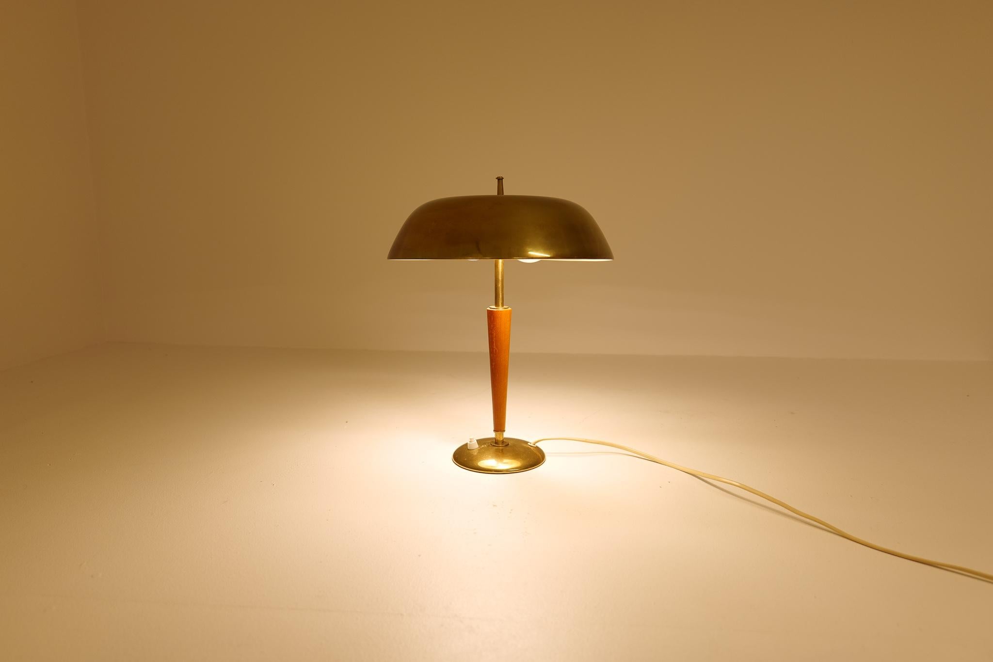 Art Deco Table Lamp Nordiska Kompaniet, Sweden, 1940s 7