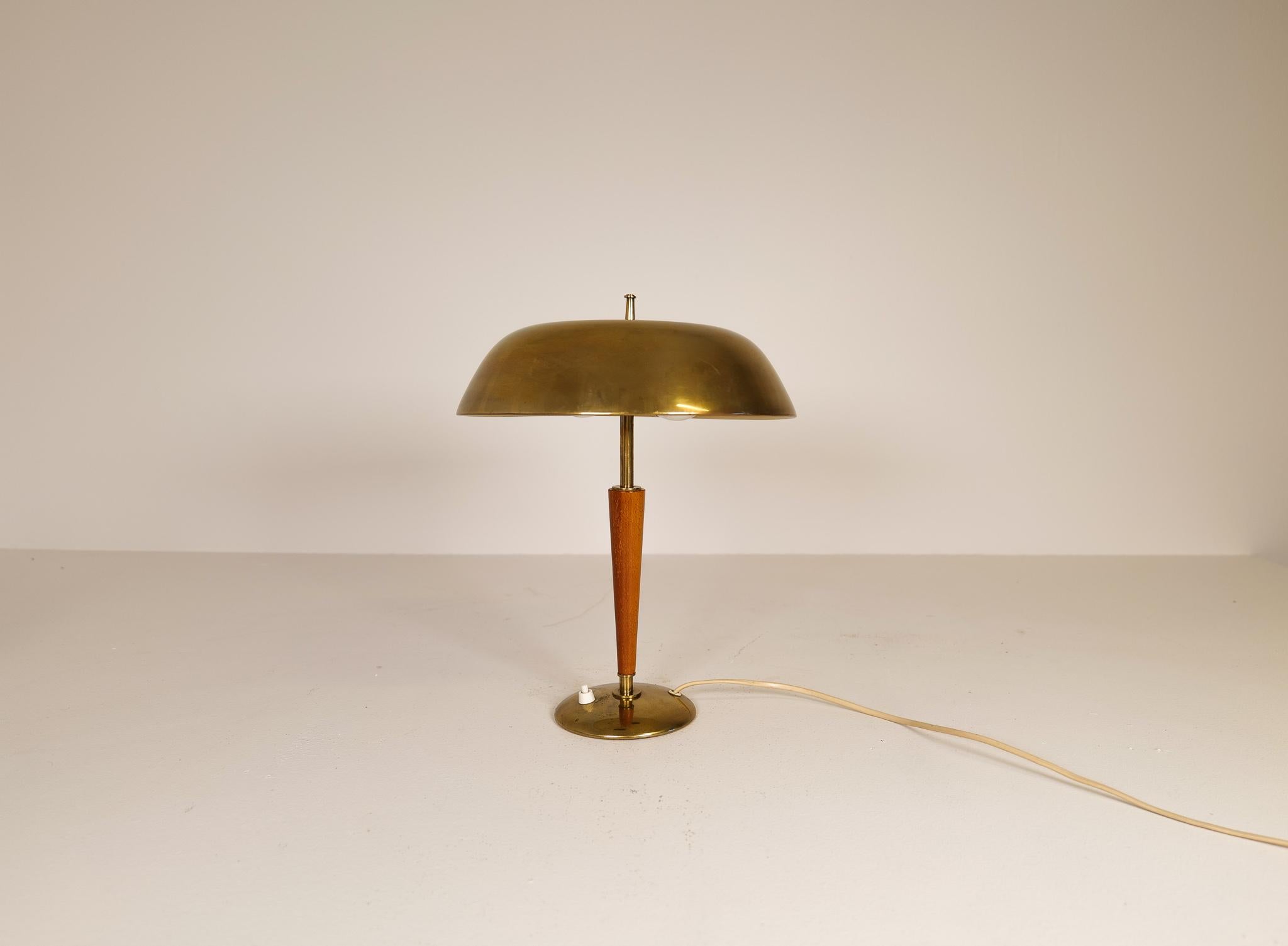 Art Deco Table Lamp Nordiska Kompaniet, Sweden, 1940s 8