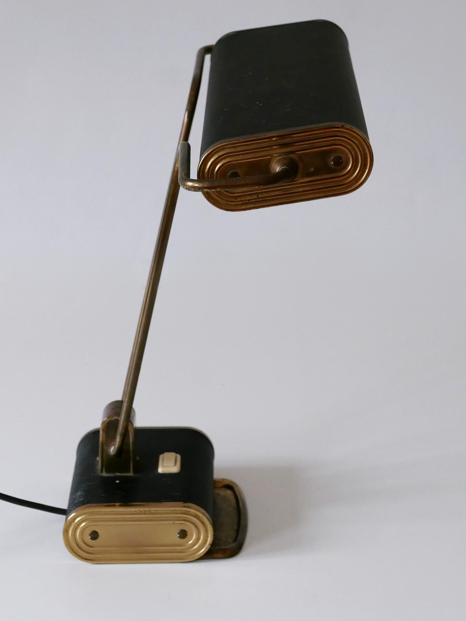 Art Deco Table Lamp or Desk Light 'No 71' by André Mounique for Jumo 1930s For Sale 4
