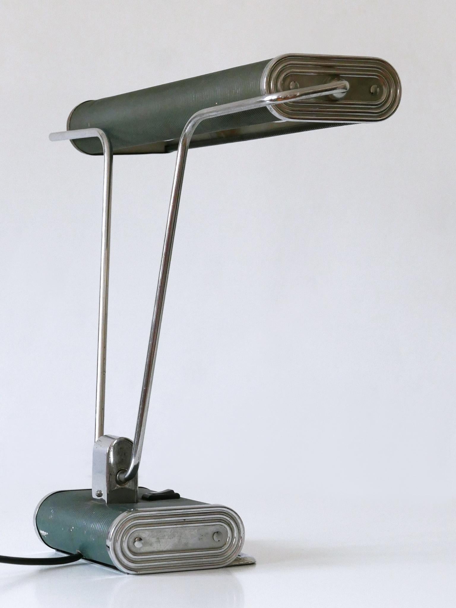 Lampe de table Art Déco 'No 71' par André Mounique pour Jumo 1930s en vente 4