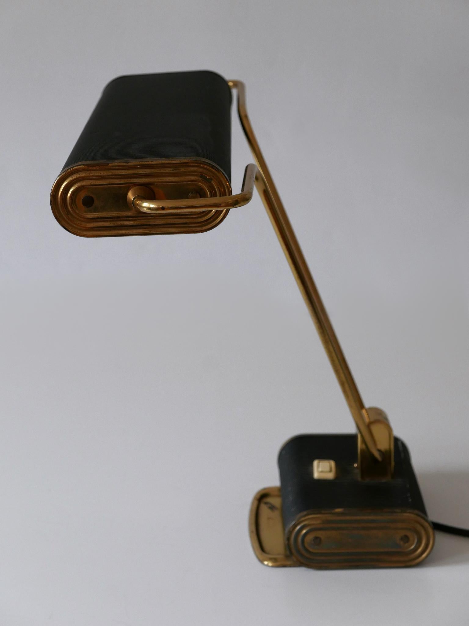 Art Deco Table Lamp or Desk Light 'No 71' by André Mounique for Jumo 1930s For Sale 7