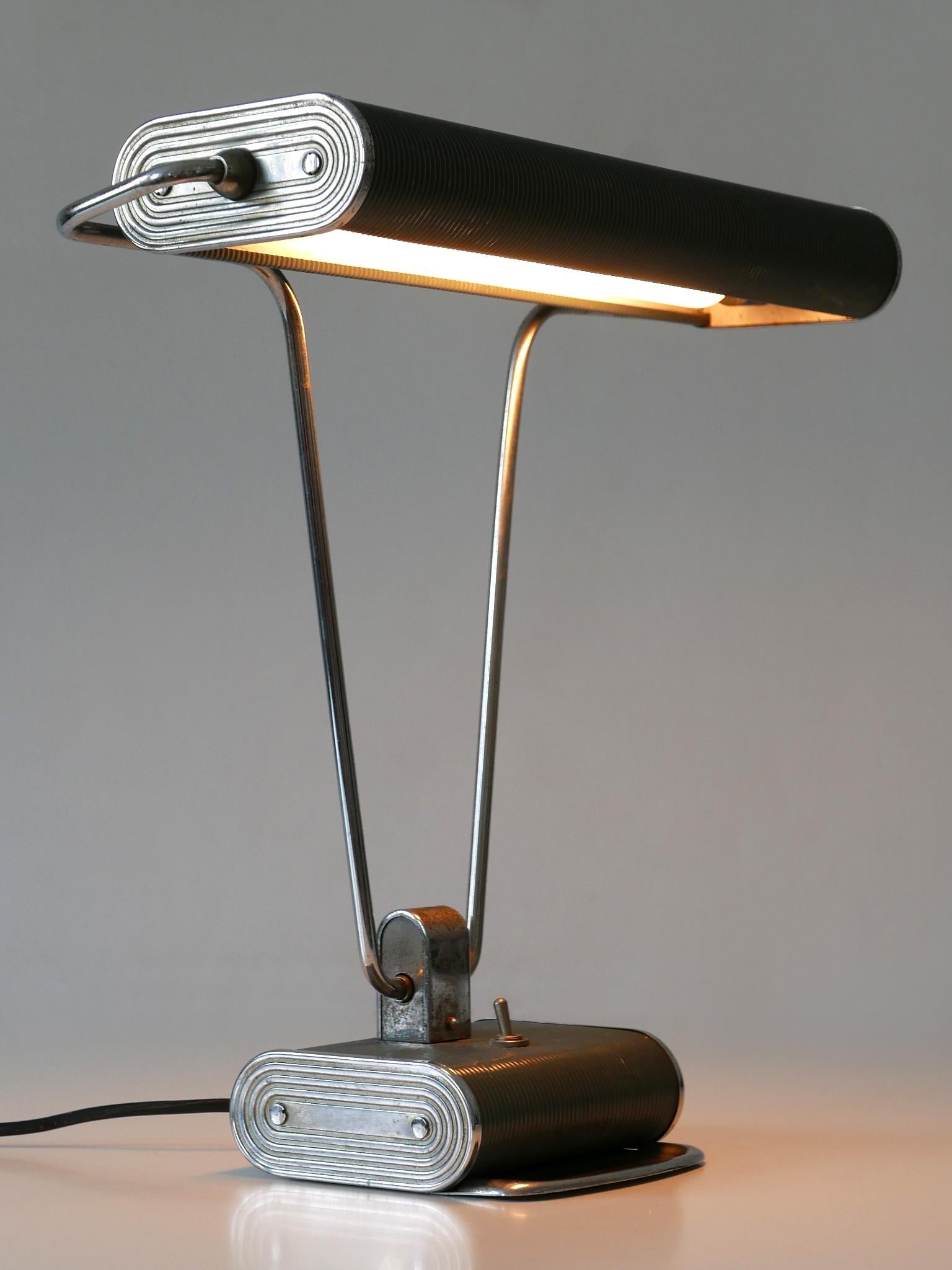 Lampe de table Art Déco 'No 71' par André Mounique pour Jumo 1930s en vente 5