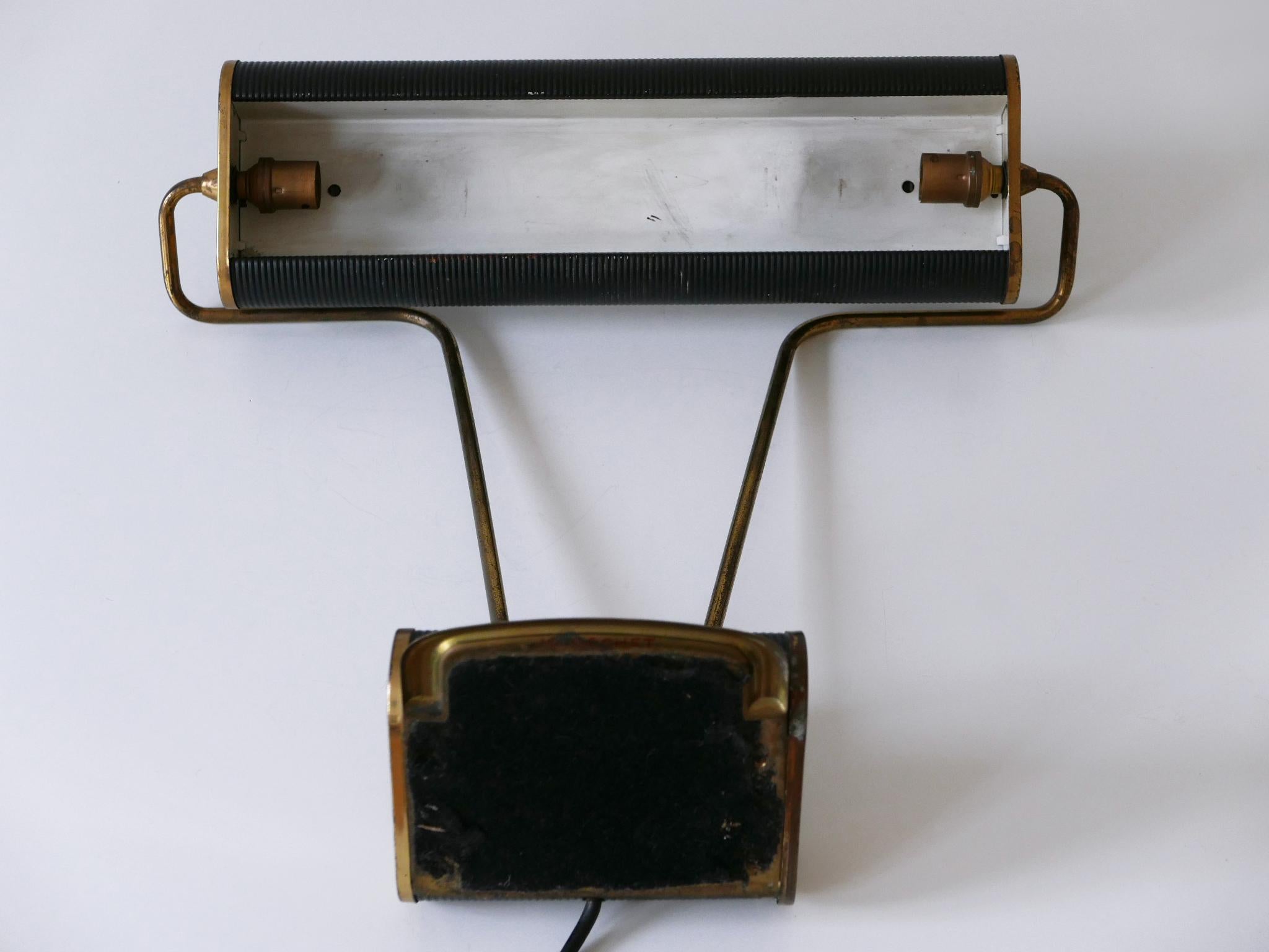 Art Deco Tischlampe oder Schreibtischleuchte 'No 71' von André Mounique für Jumo 1930er Jahre im Angebot 12