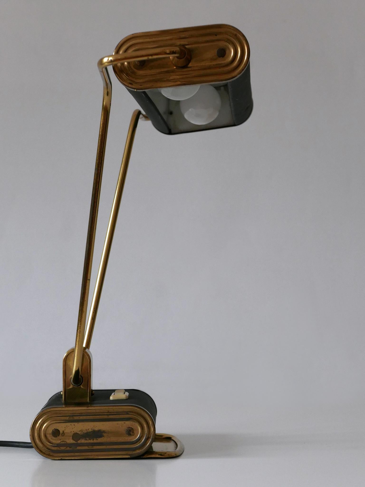 Art Deco Tischlampe oder Schreibtischleuchte 'No 71' von André Mounique für Jumo 1930er Jahre (Art déco) im Angebot