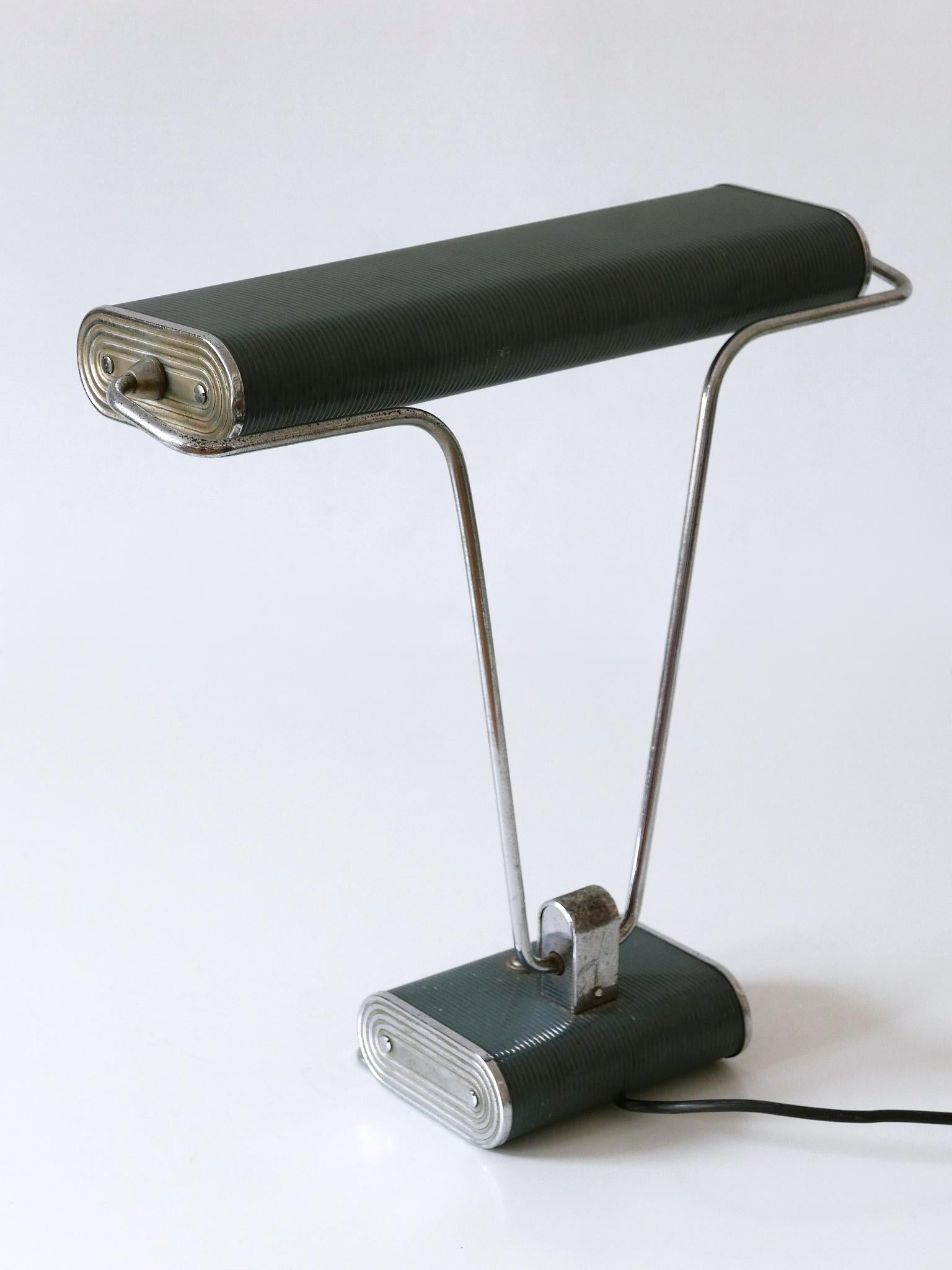 Lampe de table Art Déco 'No 71' par André Mounique pour Jumo 1930s Bon état - En vente à Munich, DE
