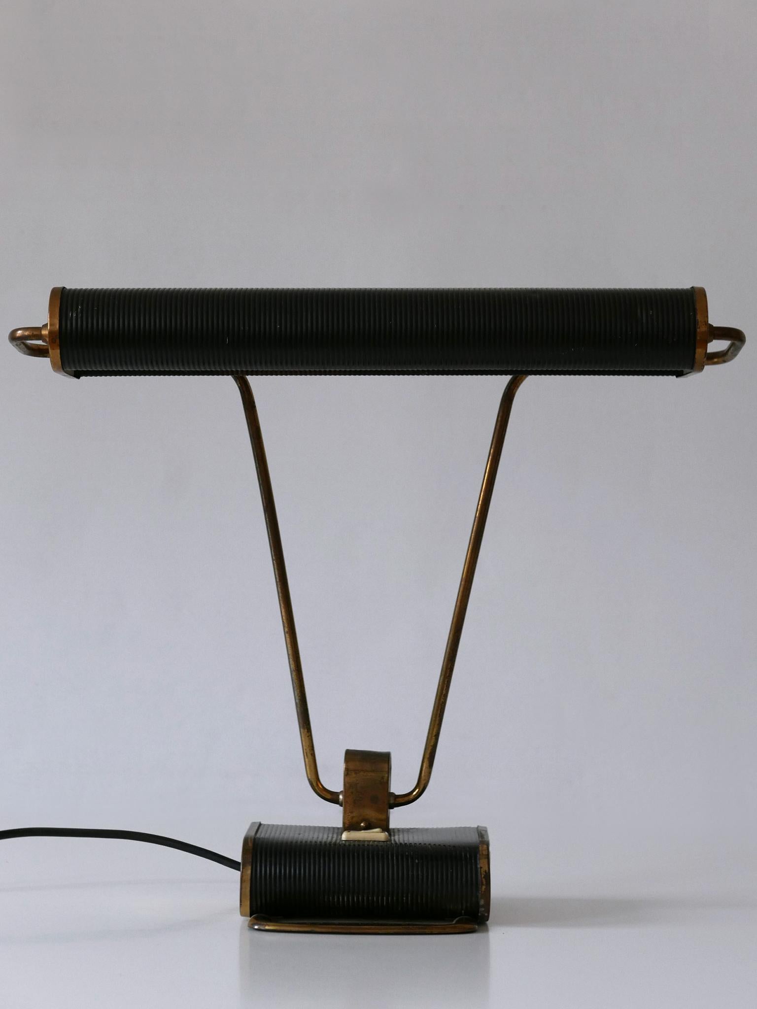 Art Deco Tischlampe oder Schreibtischleuchte 'No 71' von André Mounique für Jumo 1930er Jahre im Angebot 1
