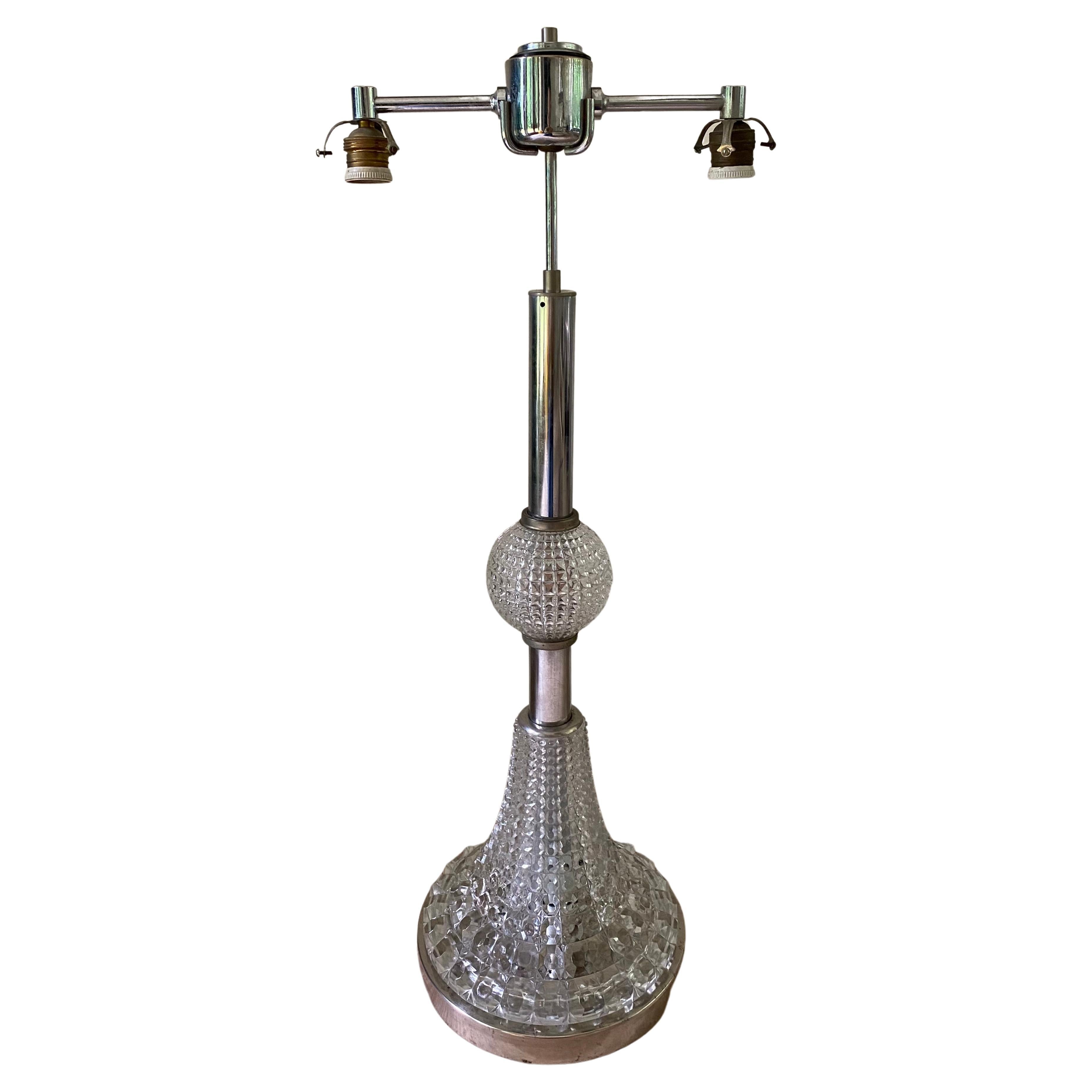 Art-déco-Tischlampe oder Stehlampe mit Fuß, ca. 1930er Jahre