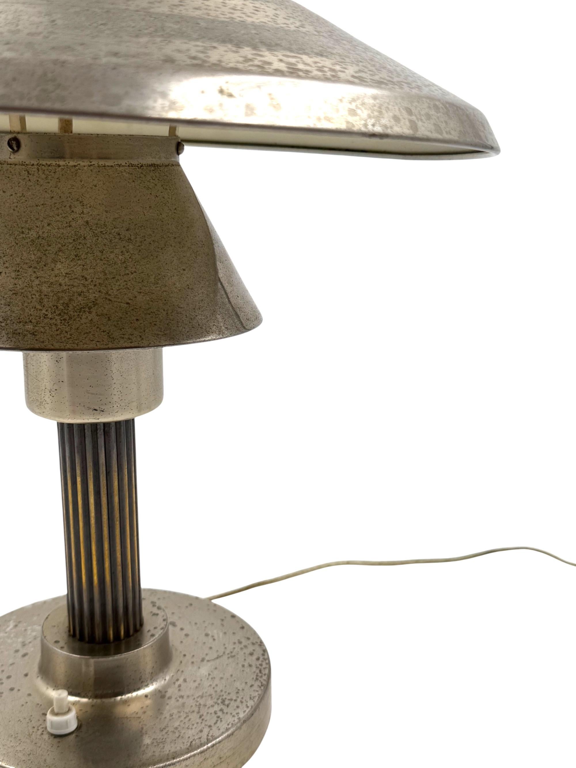 Lámpara de mesa Art Decó, Philips Milano Italia circa 1930s en venta 5