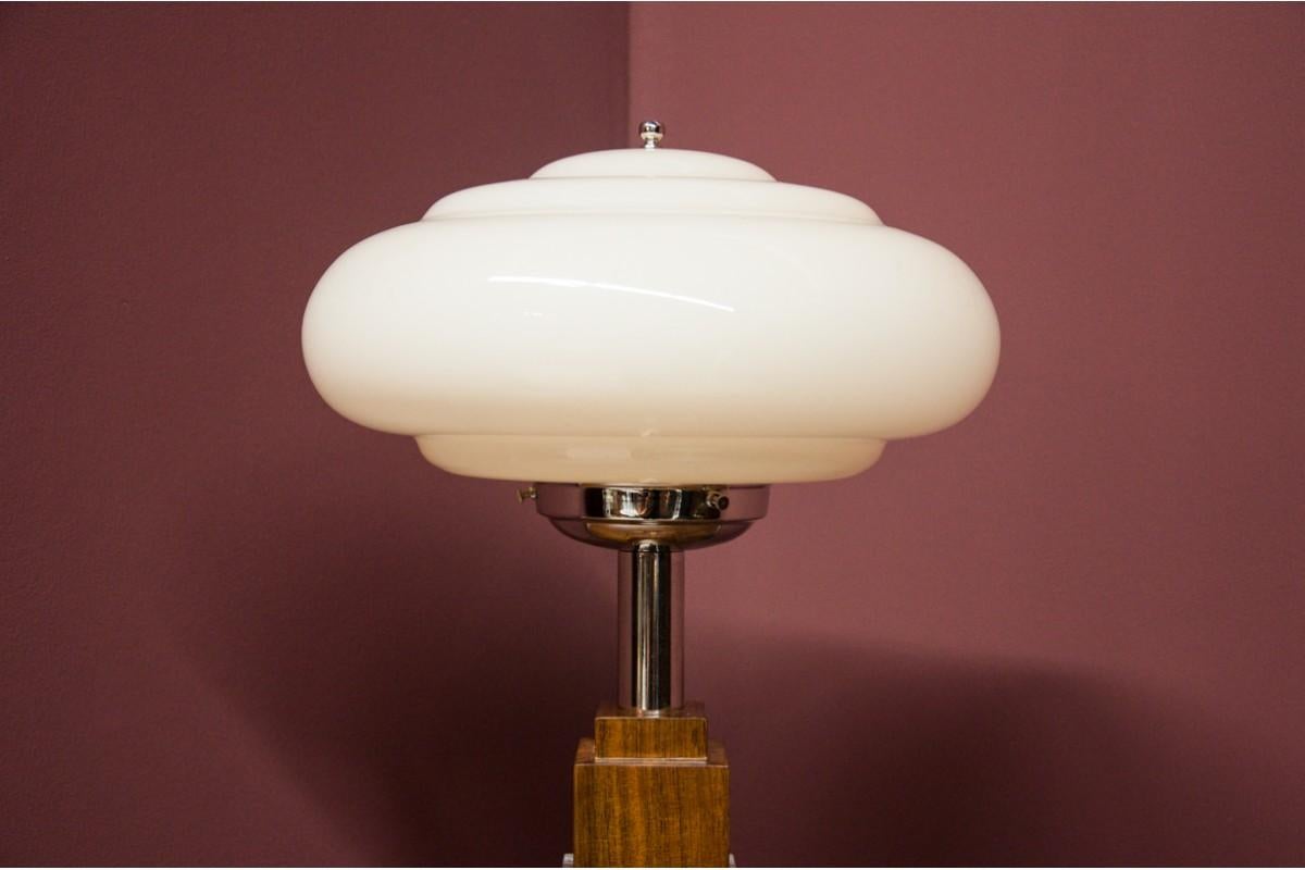 Art Deco Table Lamp, Poland, 1980s In Good Condition In Chorzów, PL