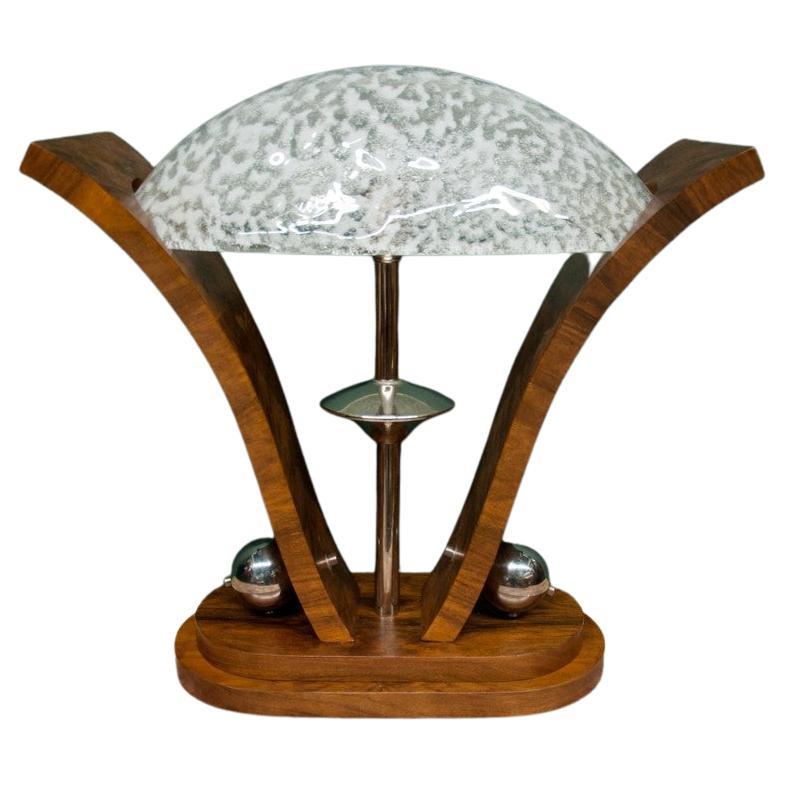 Art Deco Table Lamp, Poland, 1980s For Sale