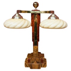Art Deco Table Lamp, Poland, 1980s