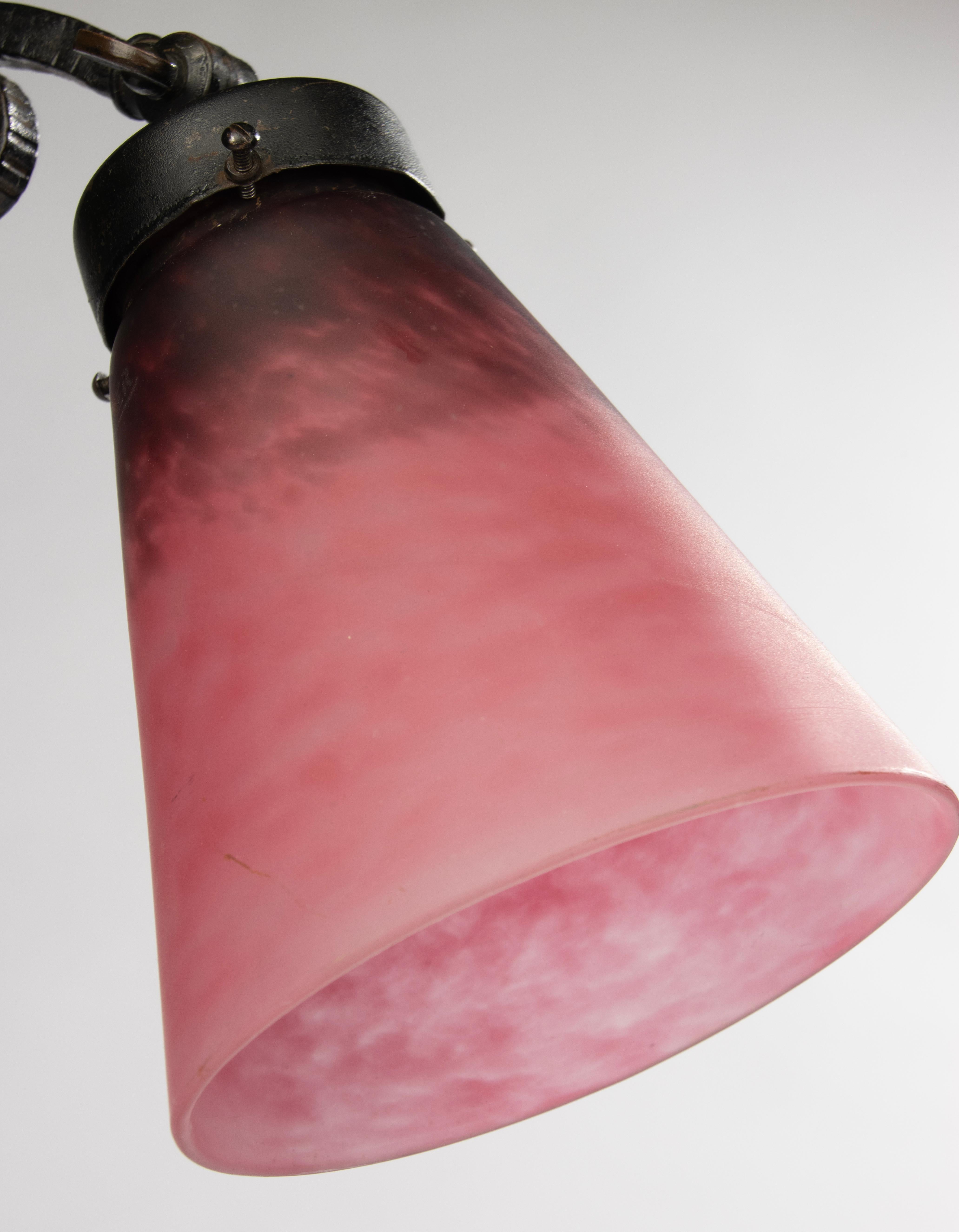 Art Deco Table Lamp  - Schneider & Carion Collaboration For Sale 5