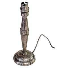 Art Deco Tischlampe Silber Farbe Frankreich 20. Jahrhundert