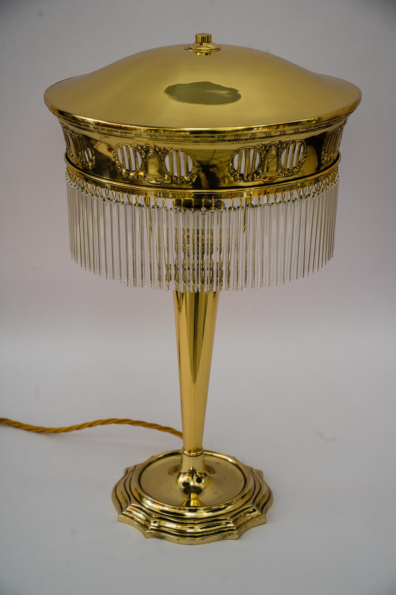 Austrian Art Deco Table lamp vienna 1920s For Sale