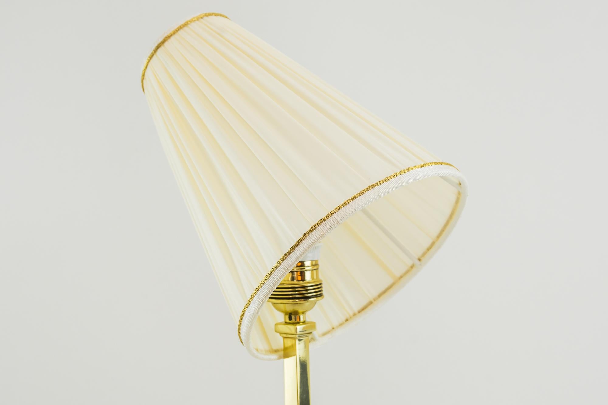 Brass Art Deco Table Lamp, Vienna, 1920s For Sale