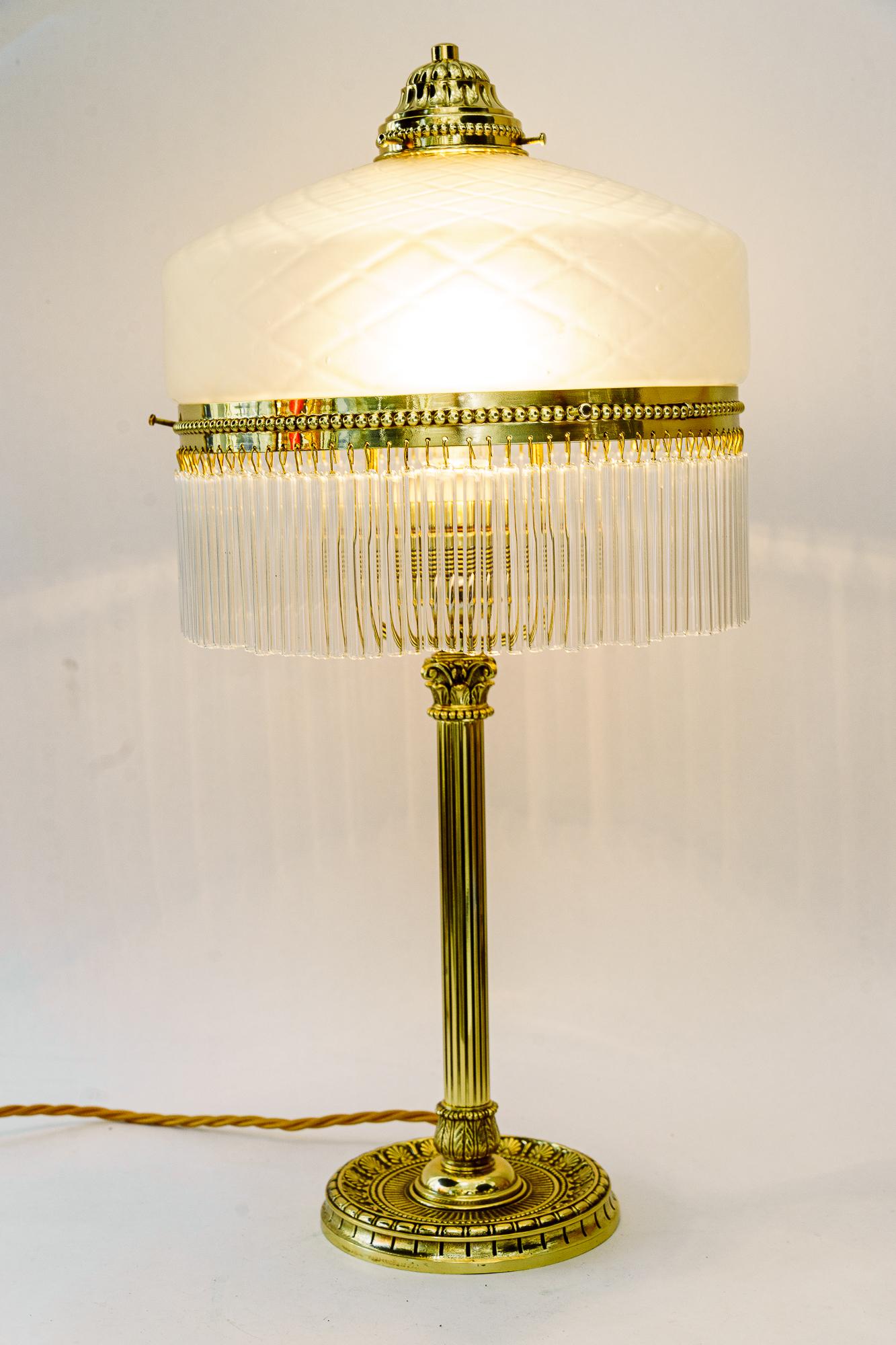 Art Deco Table lamp vienna around 1920  For Sale 3