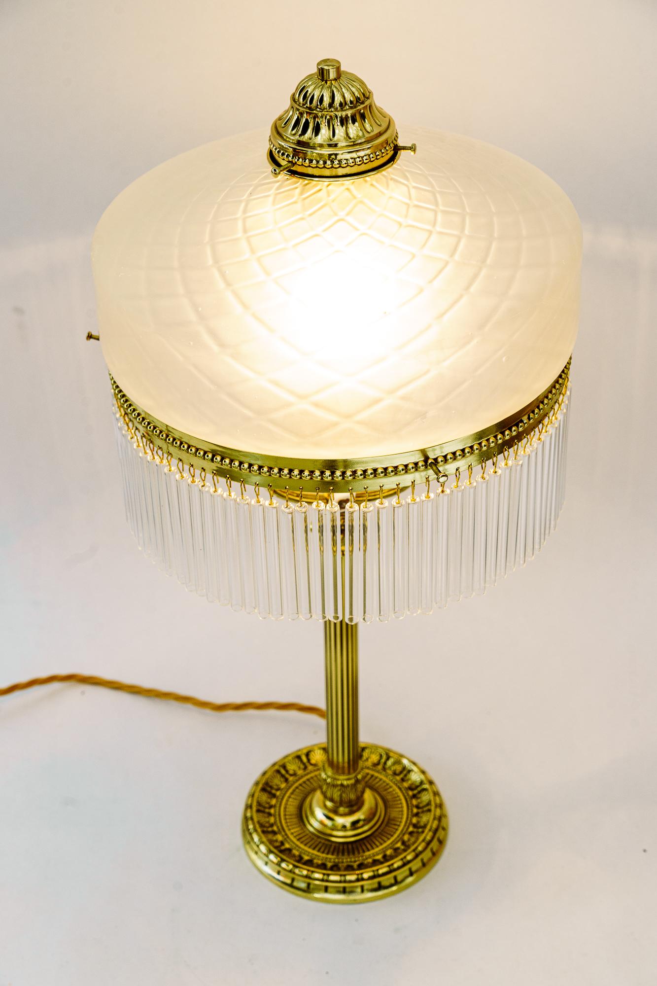 Art Deco Table lamp vienna around 1920  For Sale 7