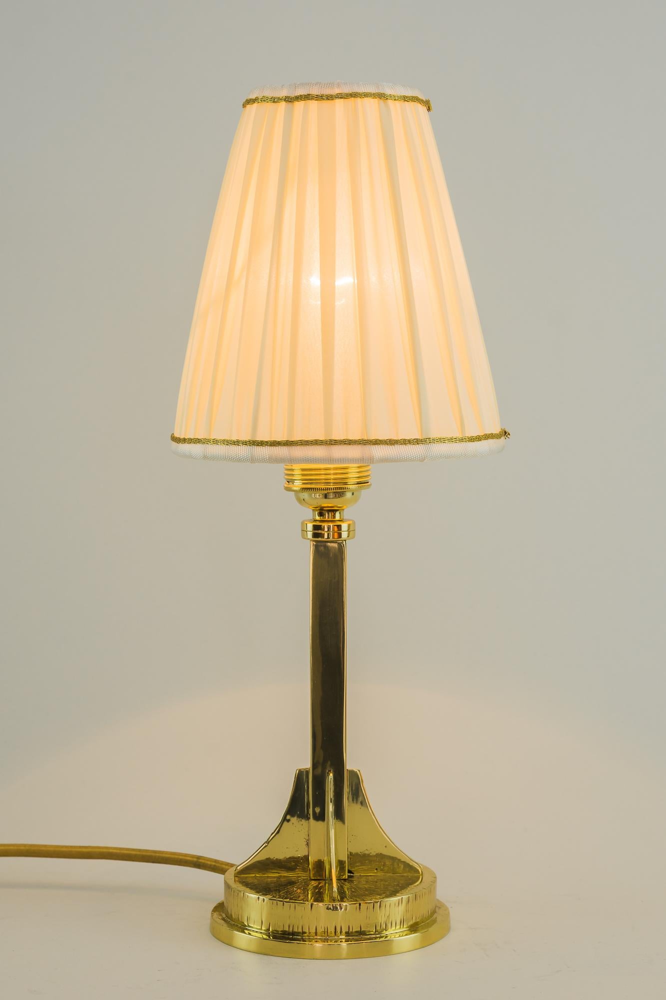 Brass Art Deco Table Lamp, Vienna, circa 1920 For Sale