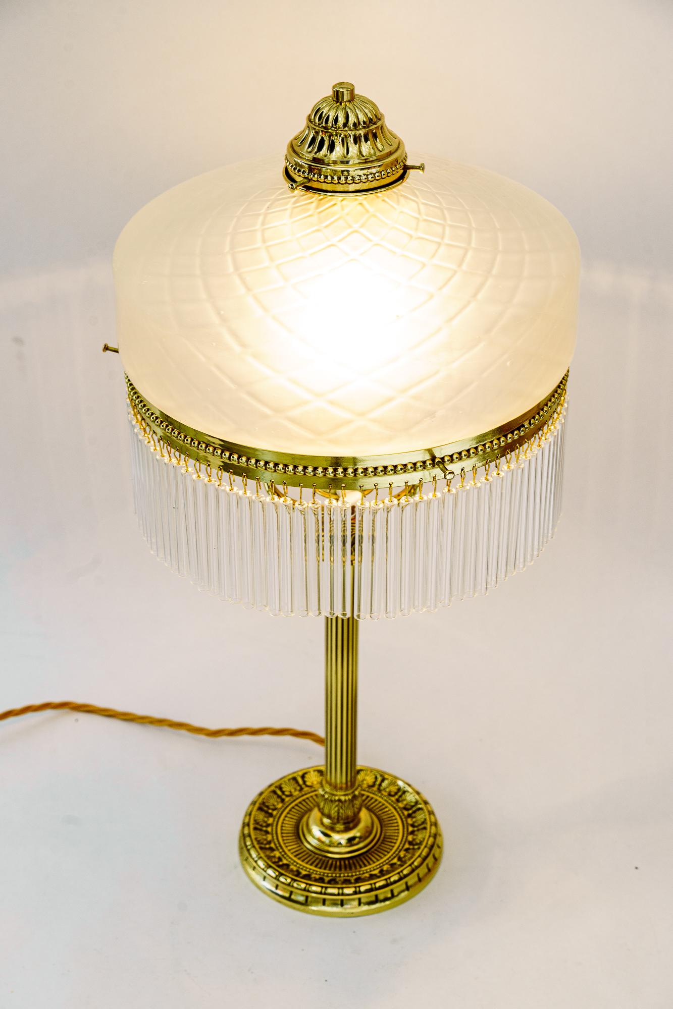 Art Deco Tischlampe wien um 1920  im Angebot 1