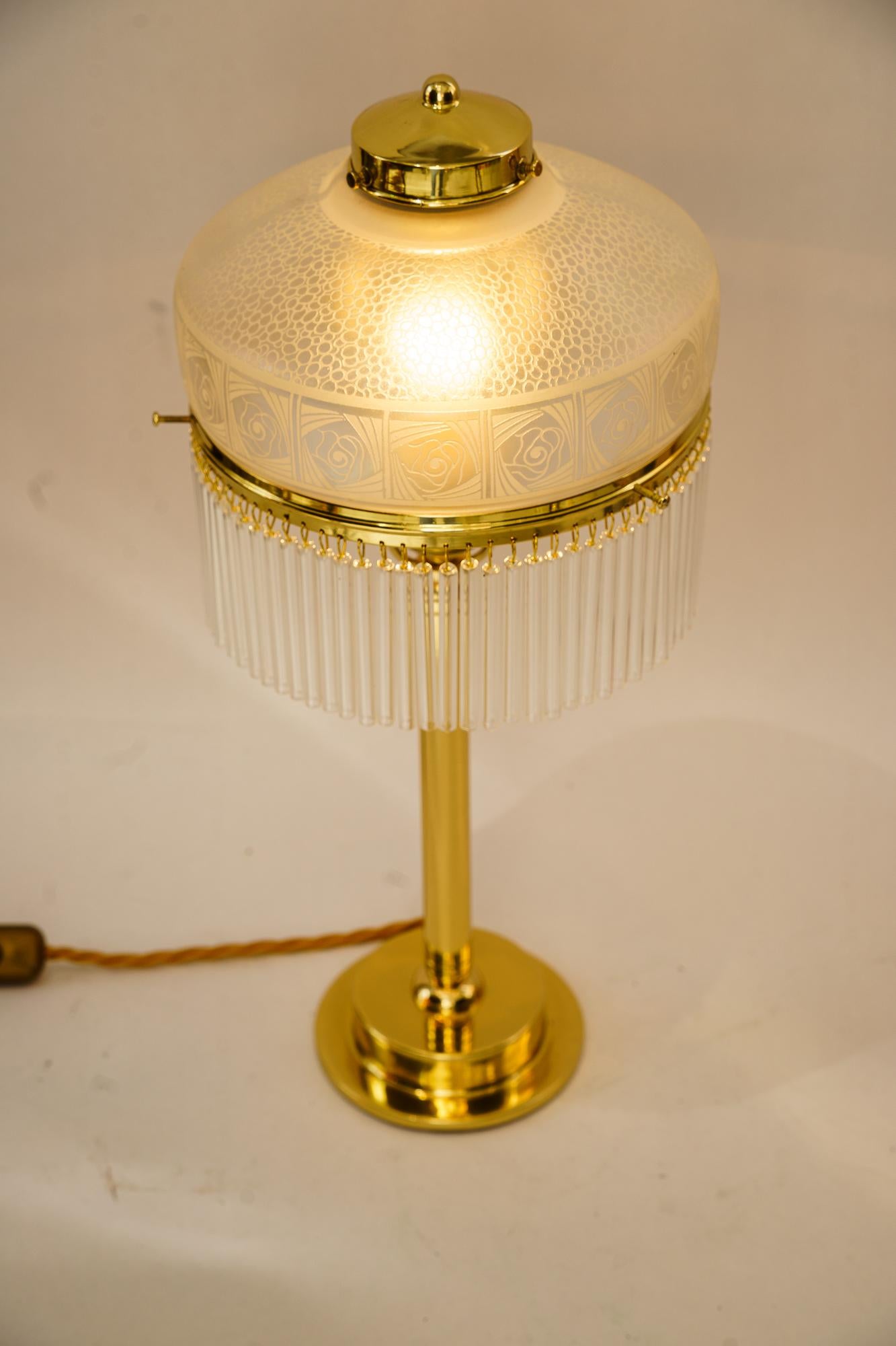 Art Deco Table lamp vienna around 1920s For Sale 4