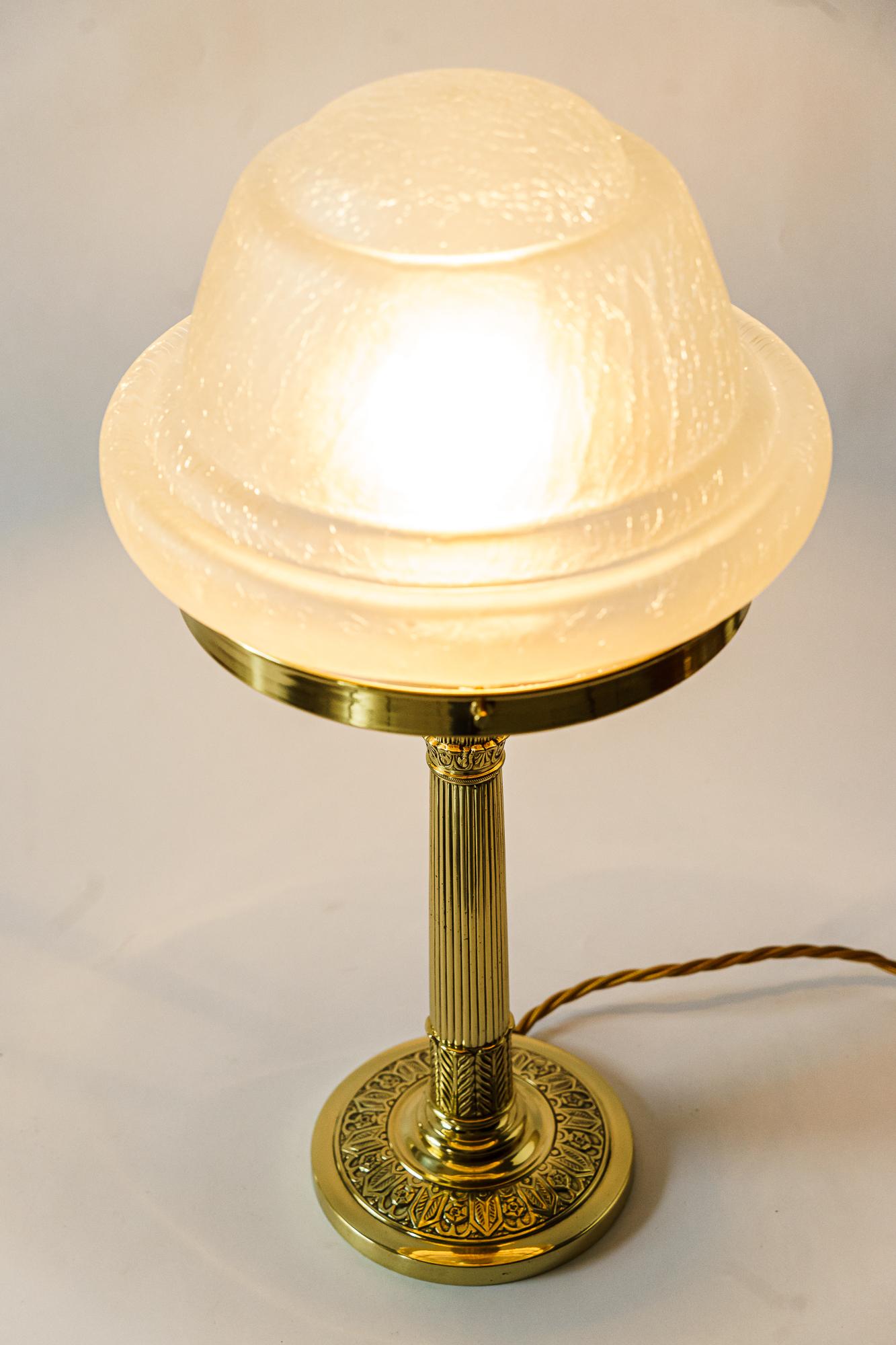 Art Deco Table Lamp Vienna Around 1920s For Sale 7