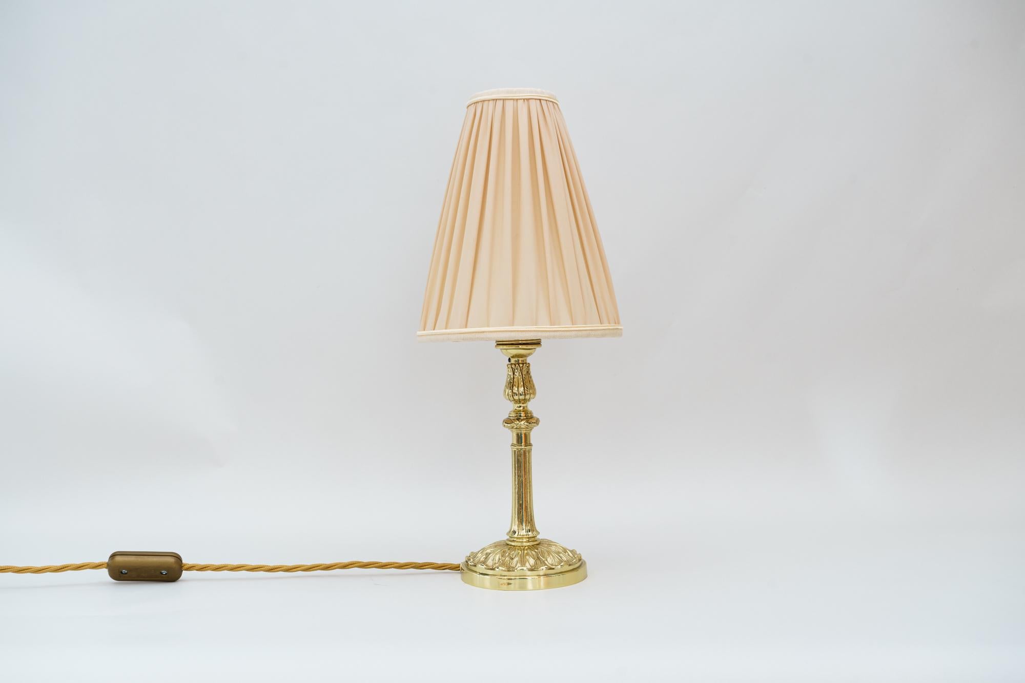 Art Deco table lamp, Vienna, circa 1920s
Polished and stove enameled.