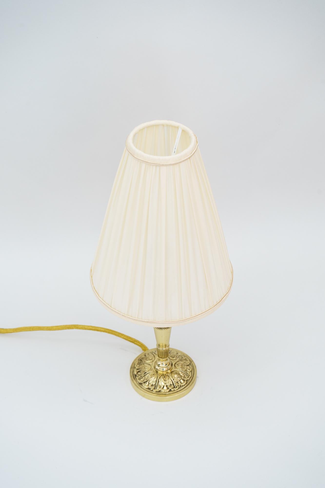 Art Deco table lamp, Vienna, circa 1920s
Polished and stove enameled
Shade replaced (new).