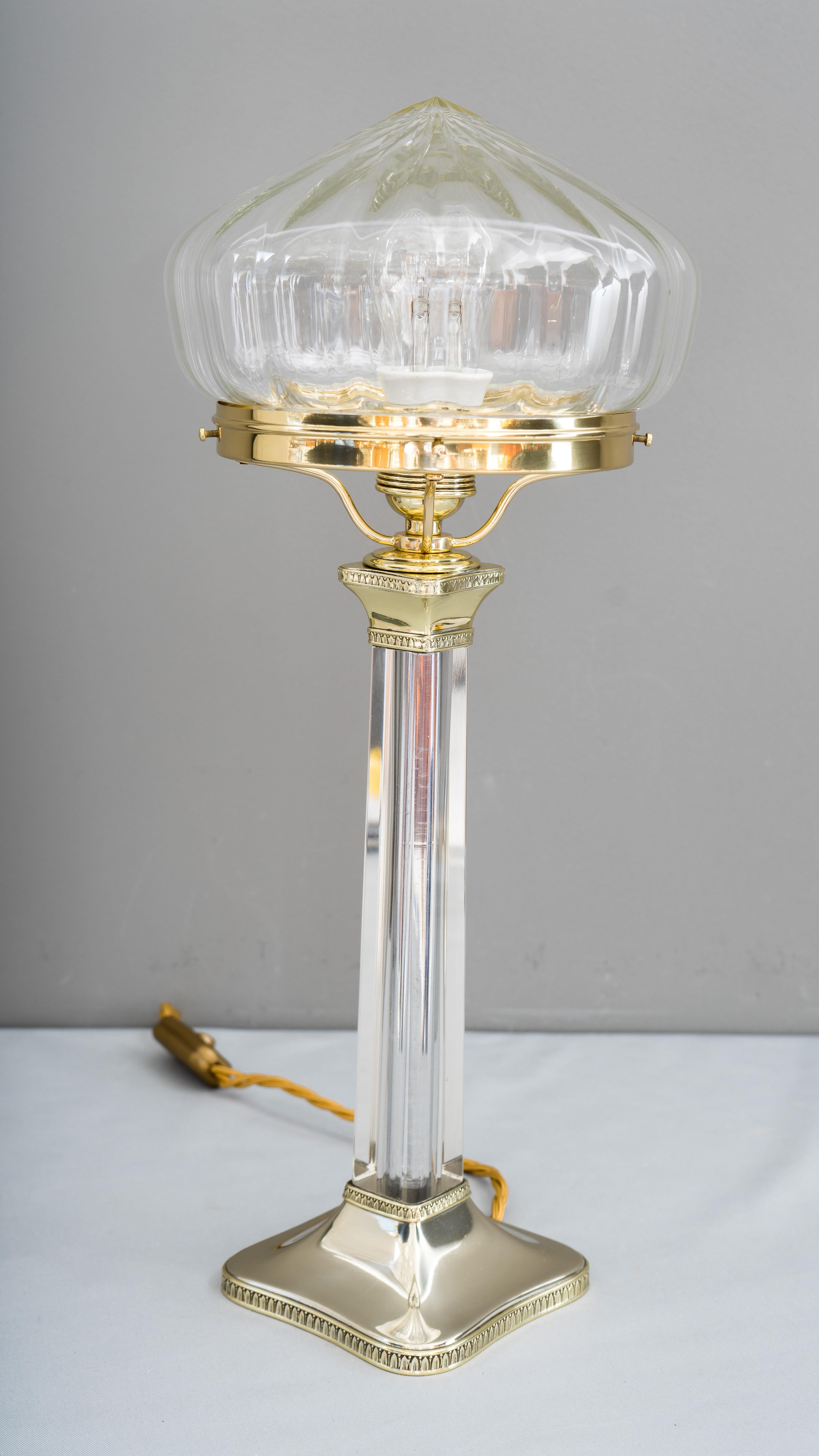 Austrian Art Deco Table Lamp, Vienna, circa 1920s