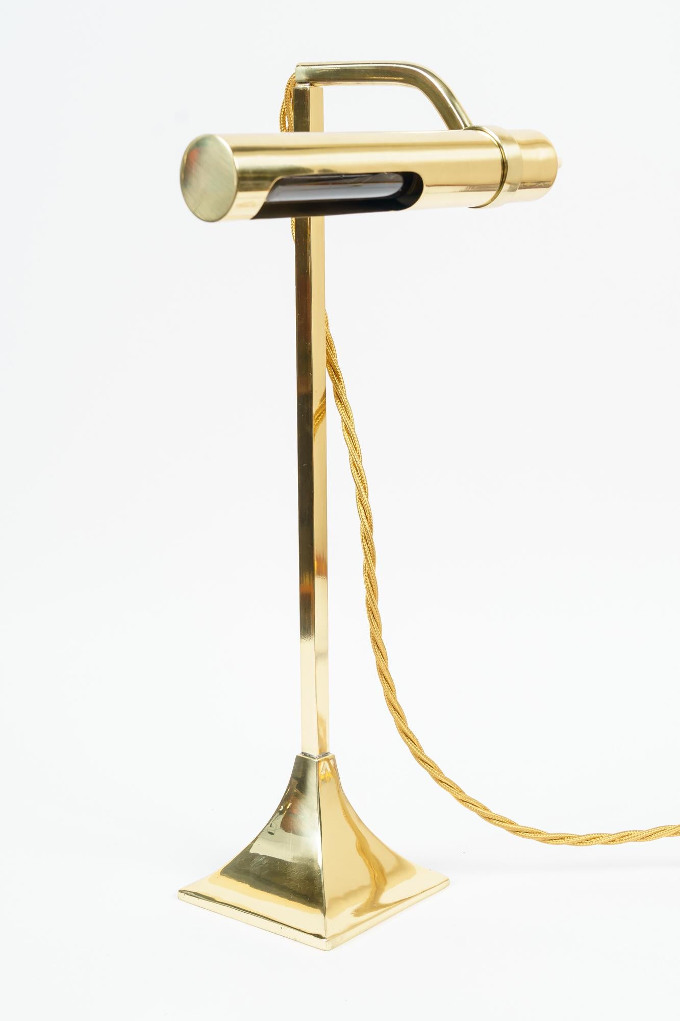 Austrian Art Deco Table lamp vienna around 1920s For Sale