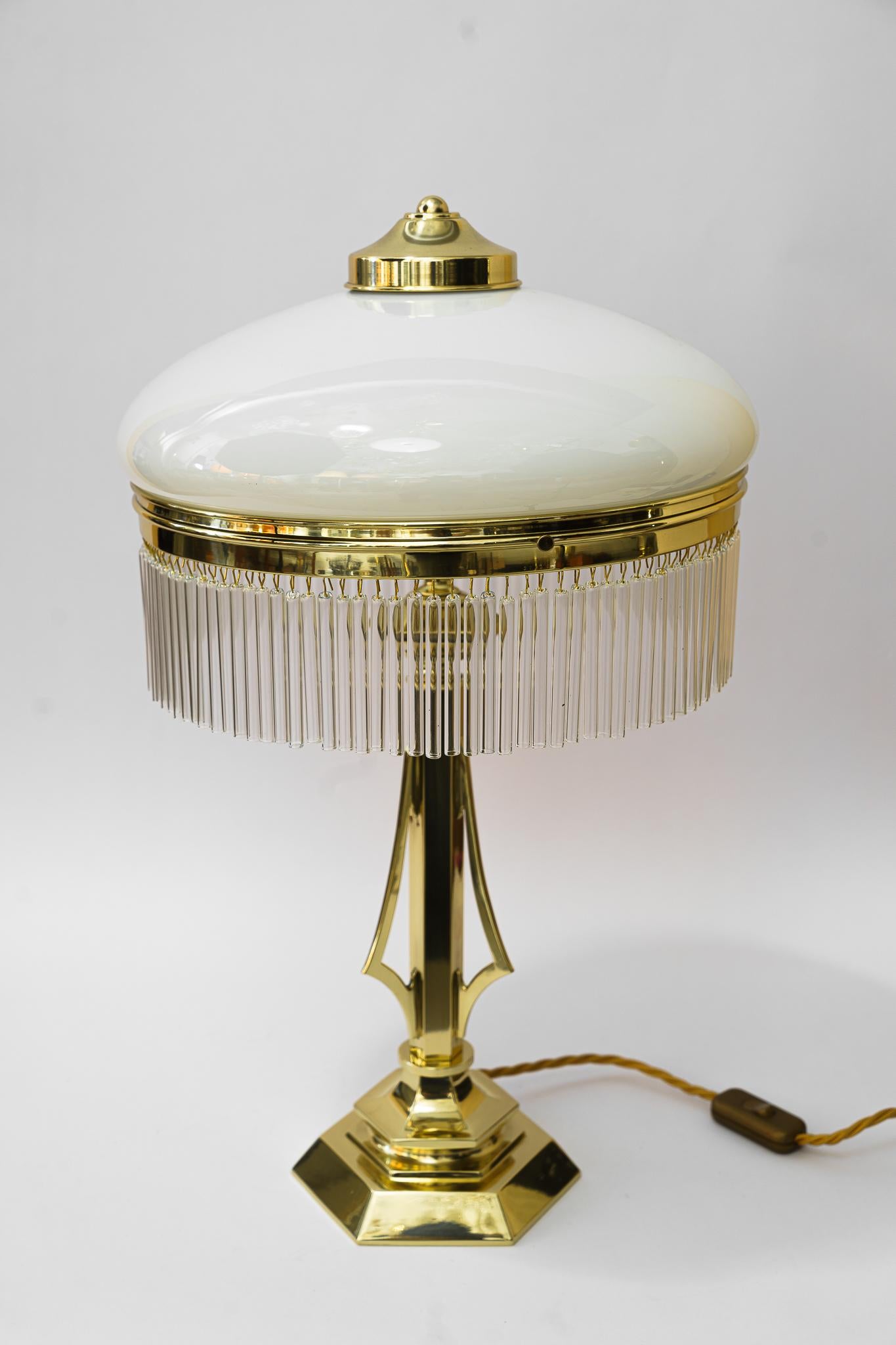 Austrian Art Deco Table Lamp Vienna Around 1920s For Sale