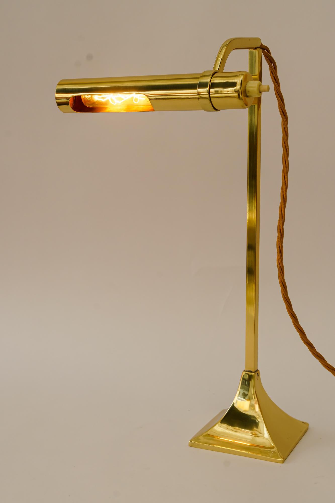 Early 20th Century Art Deco Table lamp vienna around 1920s For Sale