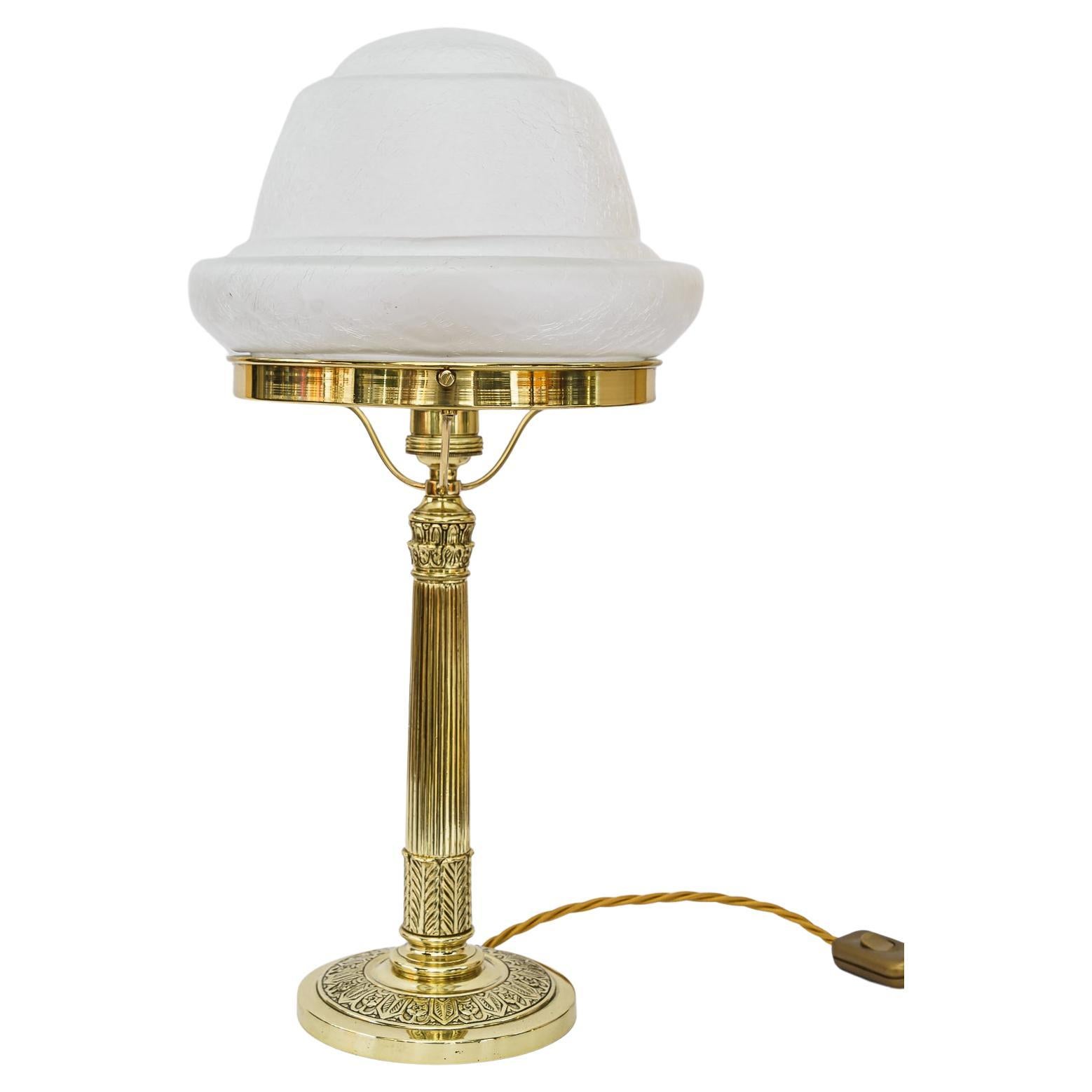 Art Deco Table Lamp Vienna Around 1920s For Sale