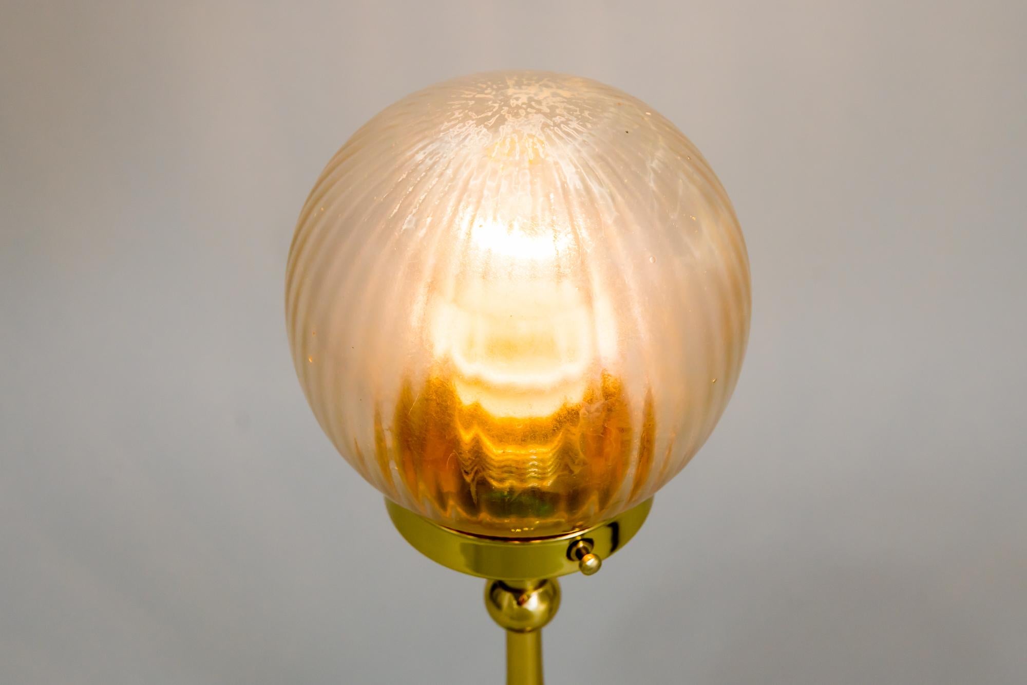 Art Deco Table Lamp Vienna around 1920s with Original Shade For Sale 1