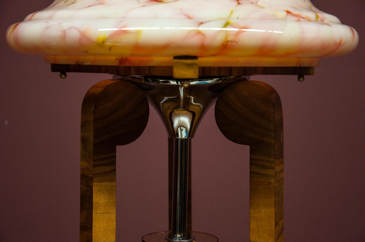 Lampada da tavolo Art Déco, Europa occidentale, anni '40 In condizioni buone in vendita a Chorzów, PL